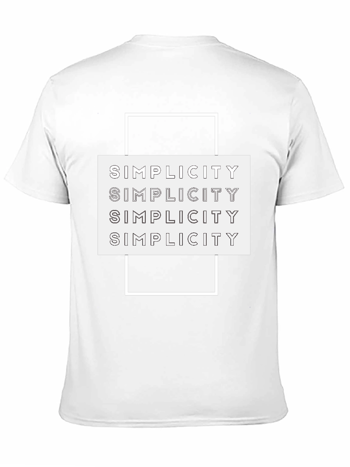 Simplicity Graphic Tee | Stylish Minimalist T-Shirt - 11