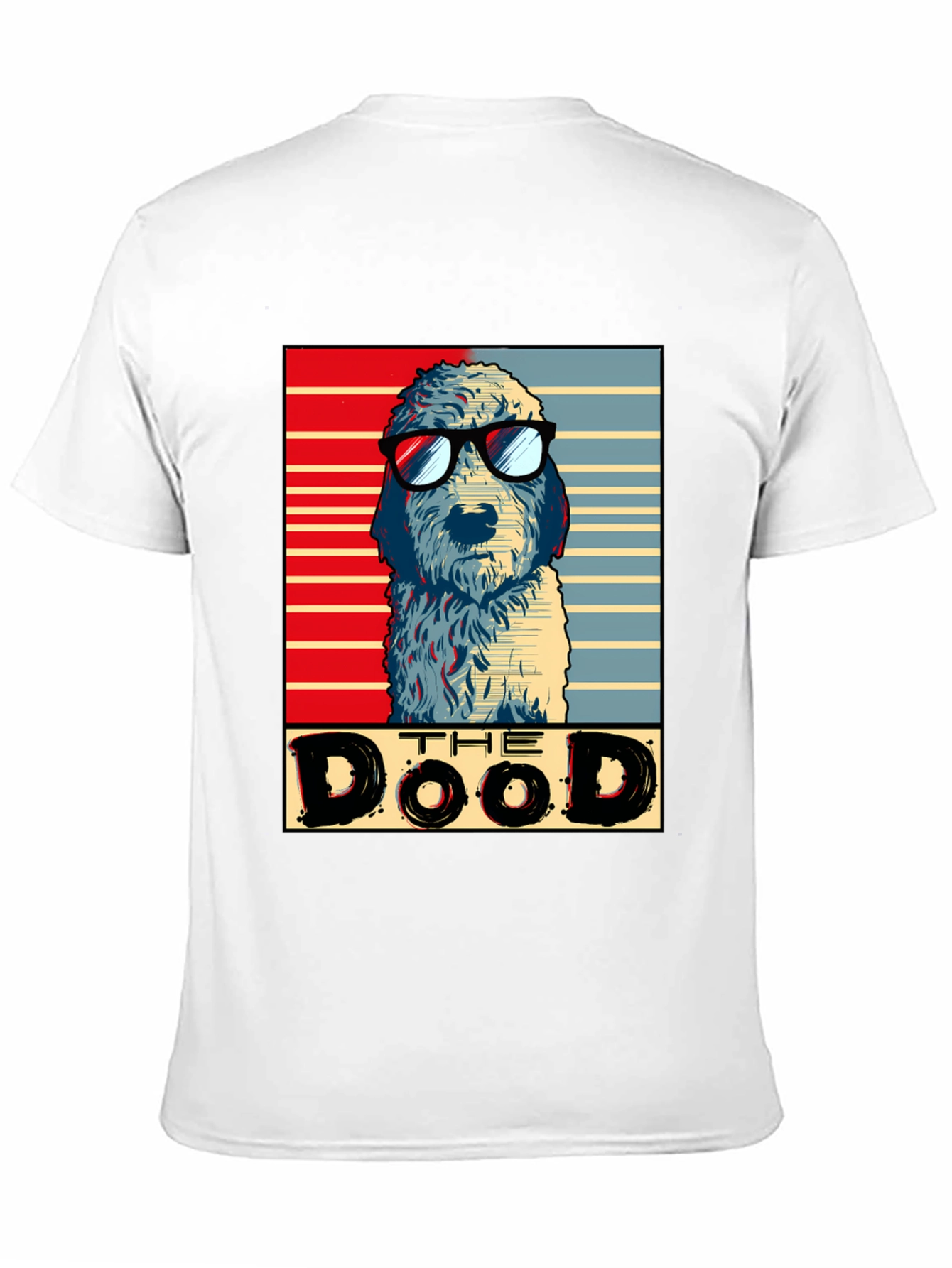 Black The Dood T-Shirt - Cool Dog Design view 11