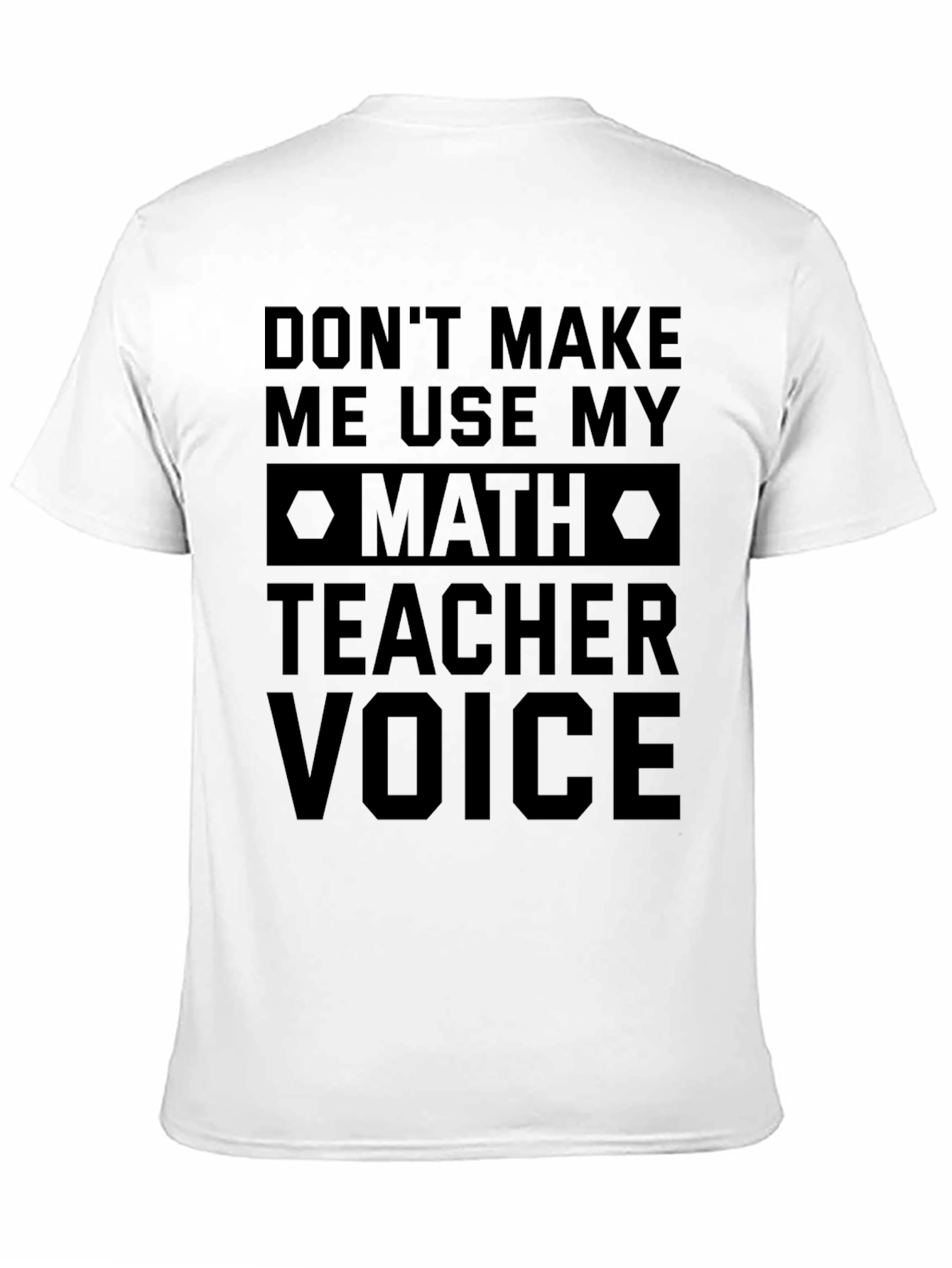 Black Math Teacher Voice T-Shirt view 11