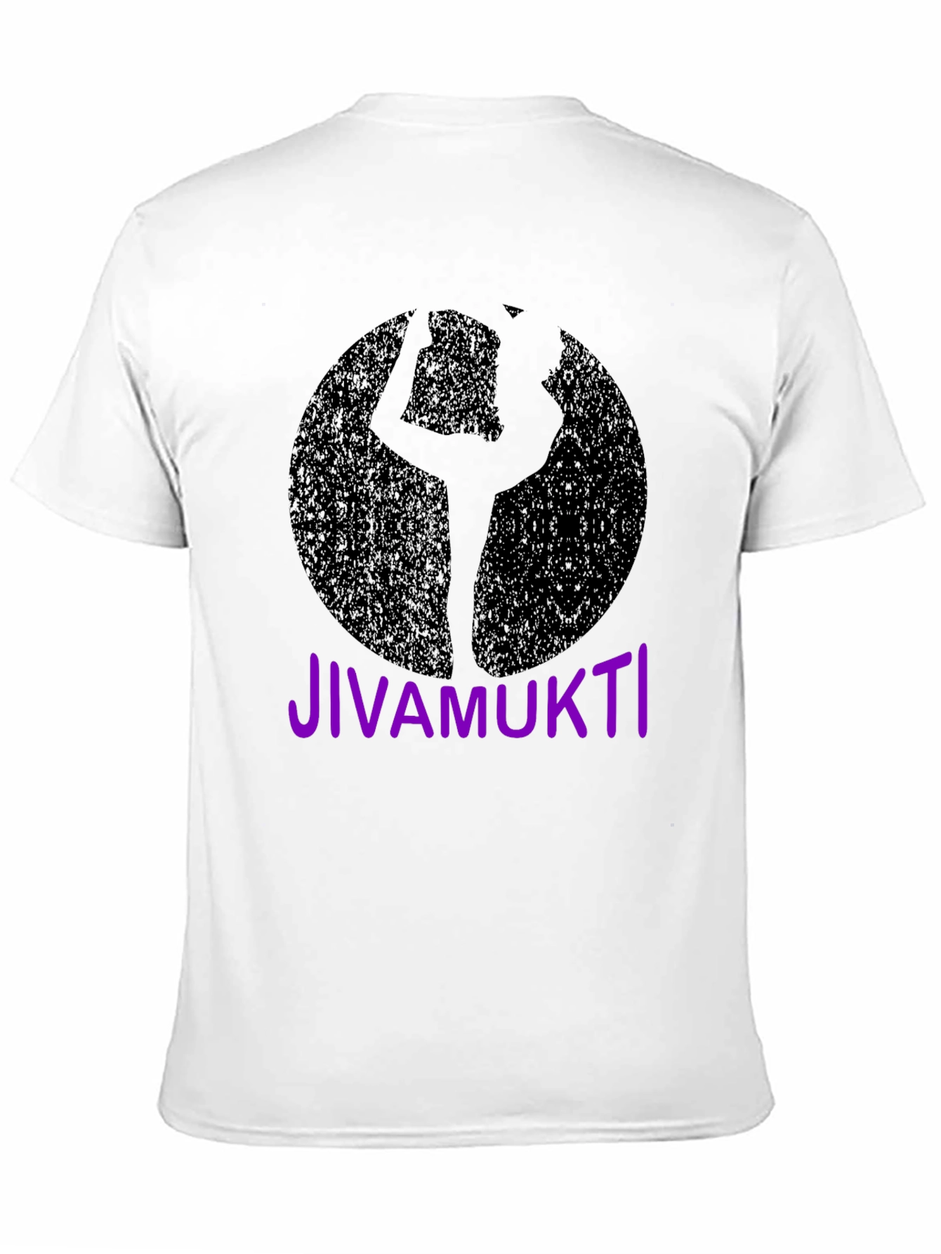 Black Jivamukti Yoga Pose Black T-Shirt view 11