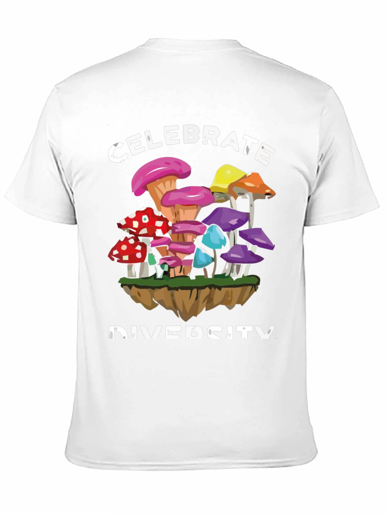 Black Celebrate Diversity Graphic Tee view 11