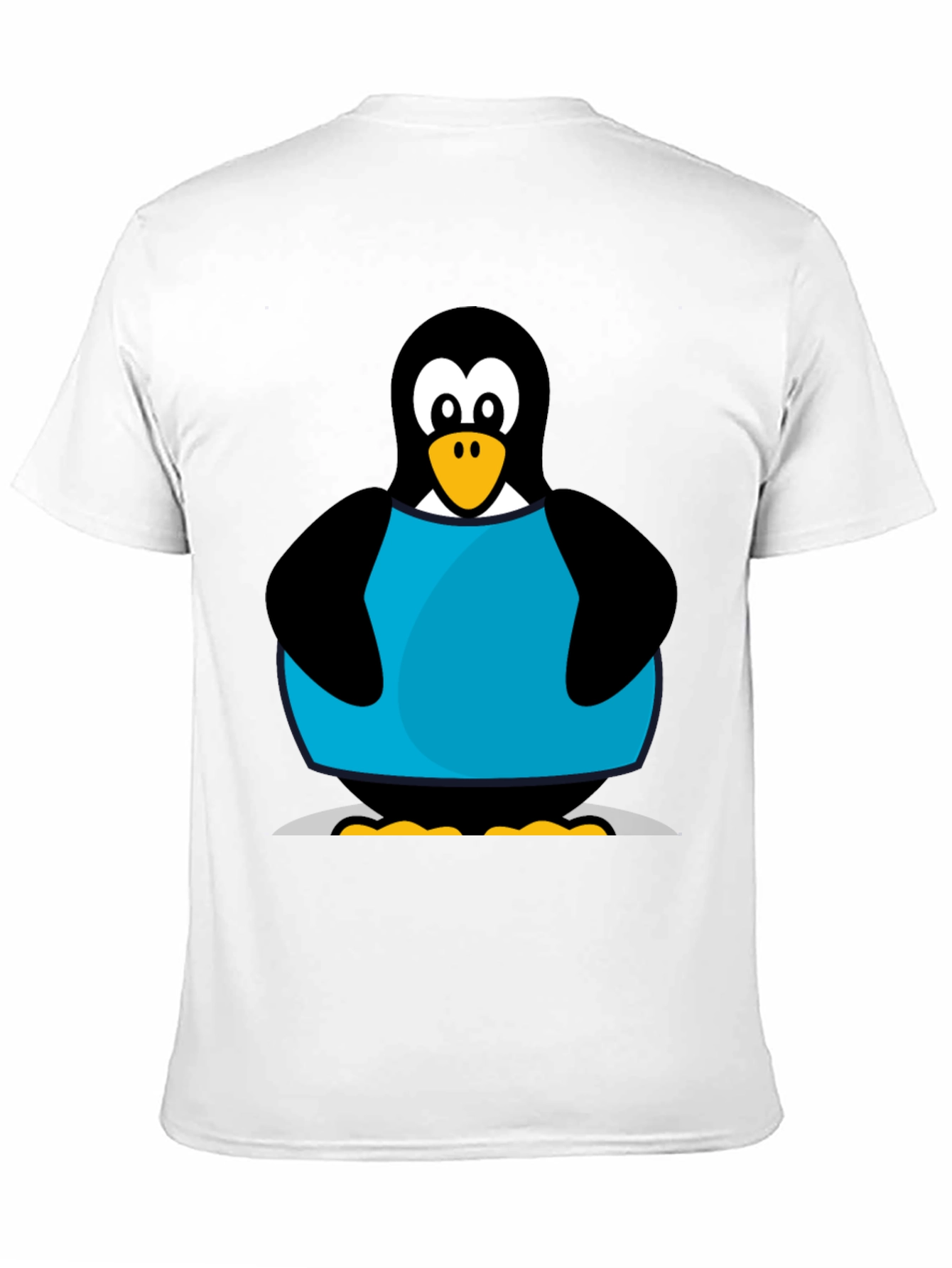 Black Penguin Graphic T-Shirt - Black Cotton Tee view 11