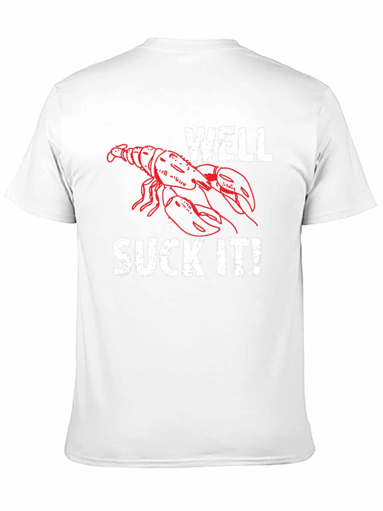 Black Well Suck It! Lobster Graphic Tee view 11