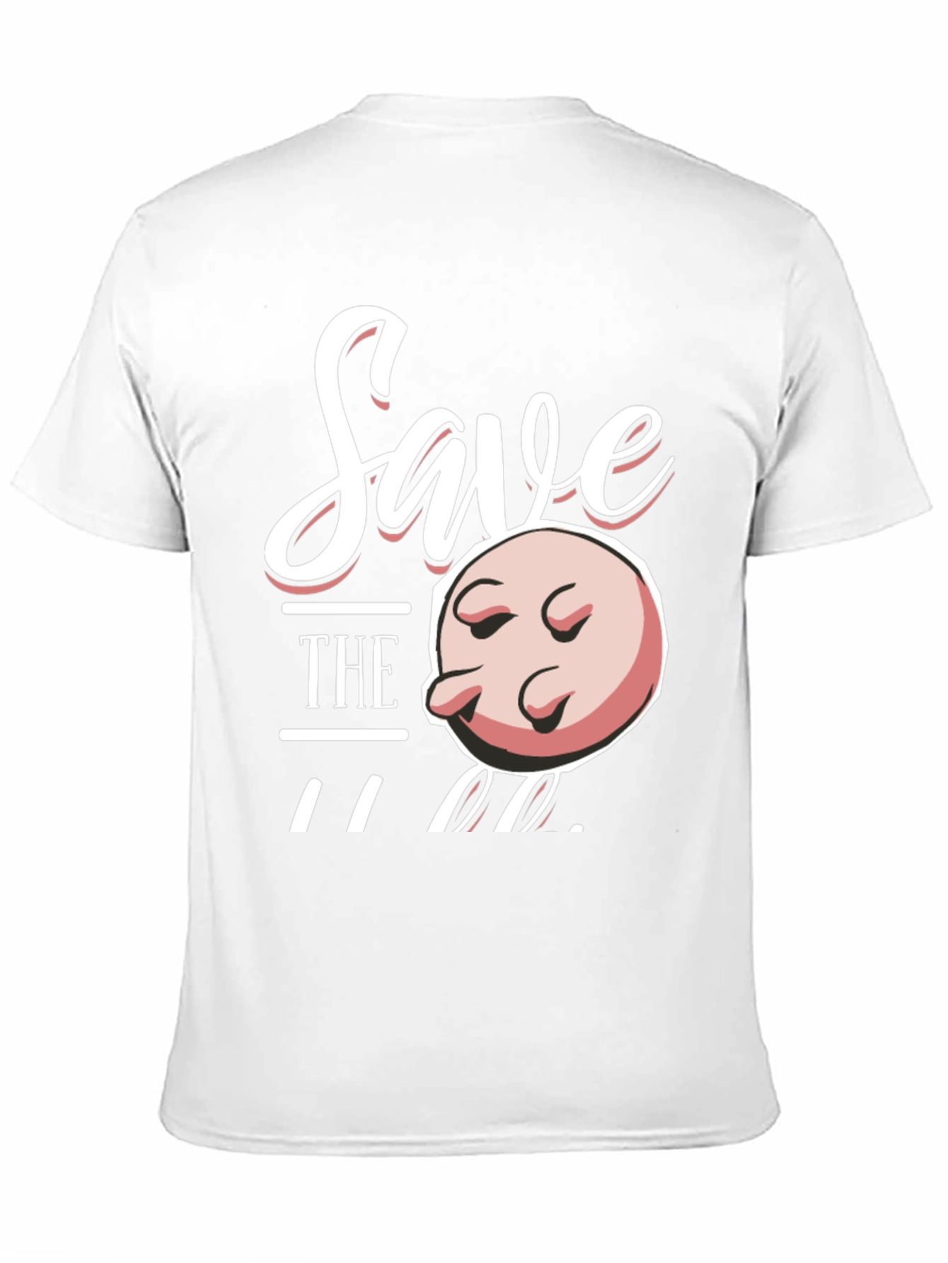 Black Save the Udders Funny T-Shirt view 11