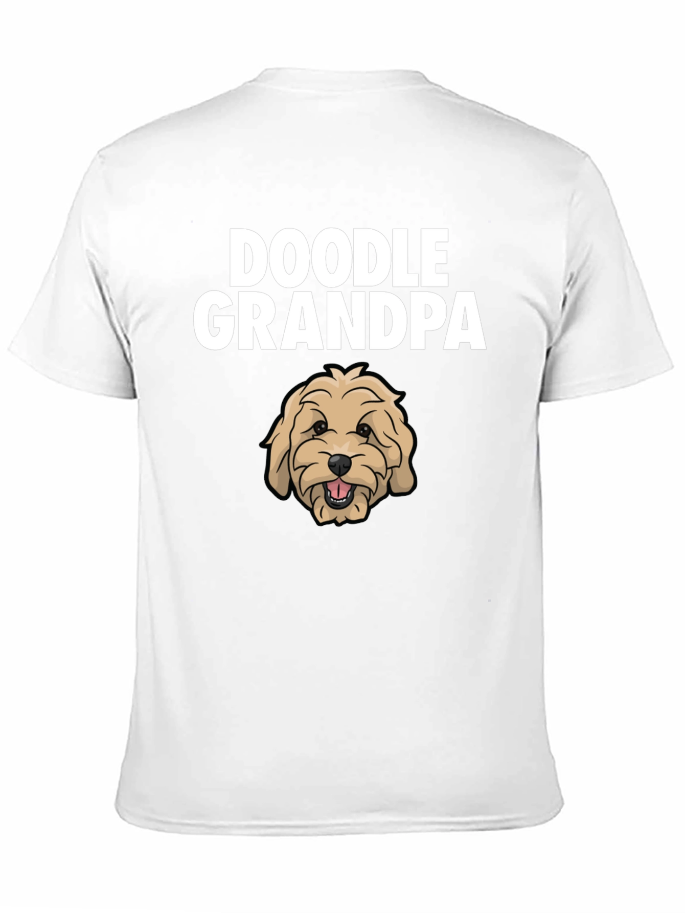 Doodle Grandpa T-Shirt - Cute Dog Graphic Tee - 11