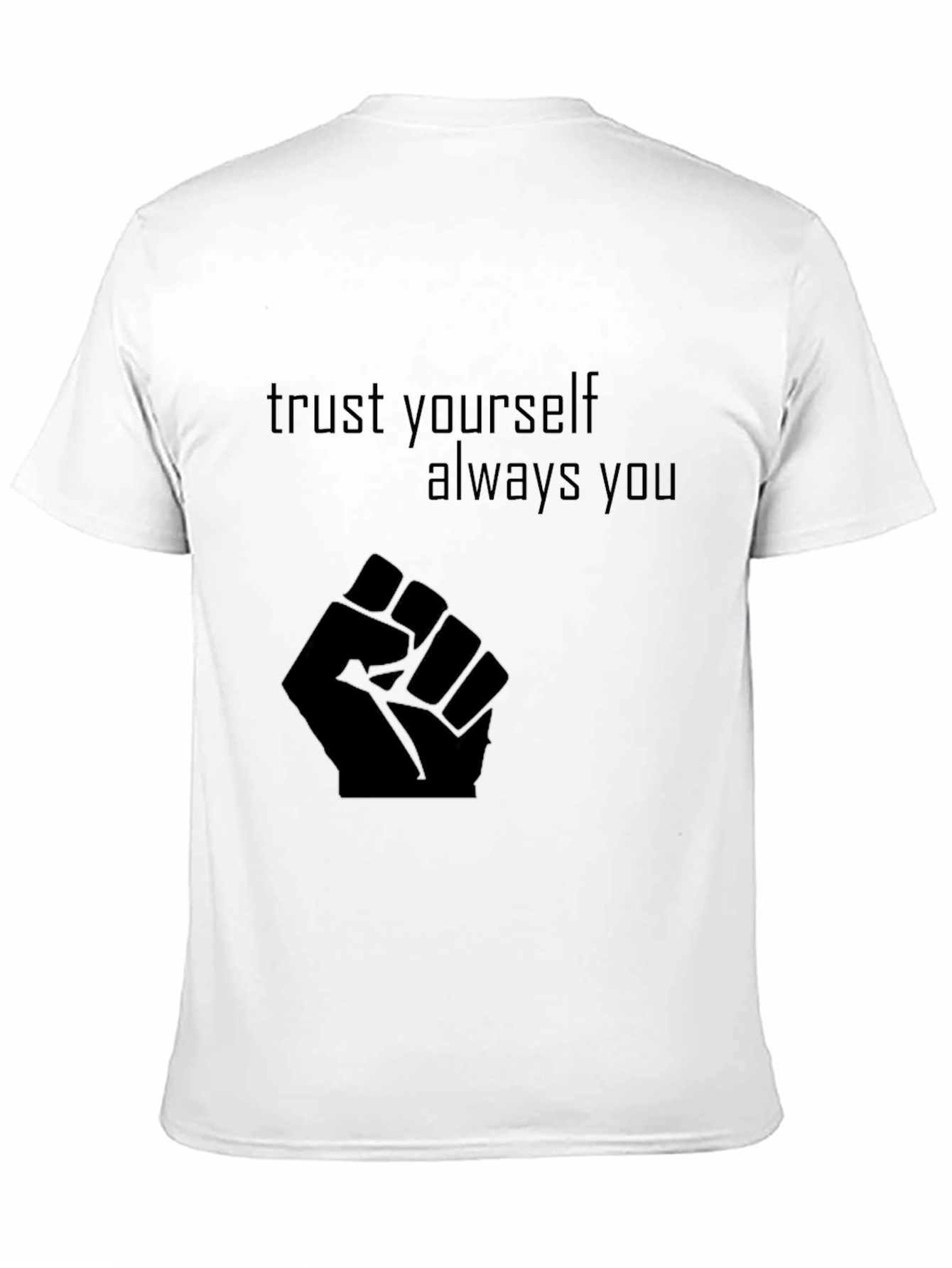 Black Empower Yourself Black Graphic Tee view 11