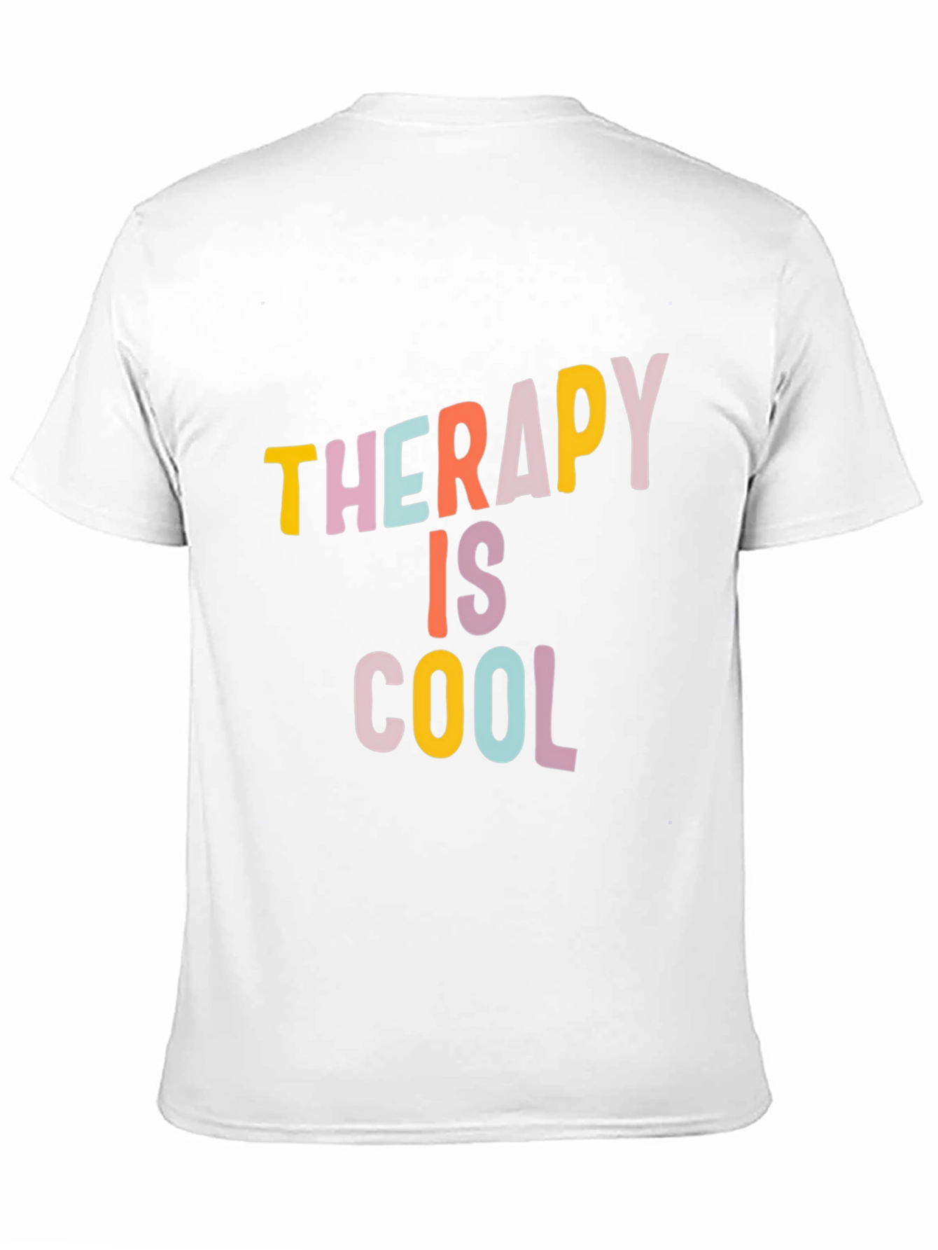 Black Therapy is Cool Graphic Tee - Trendy Unisex T-Shirt view 11