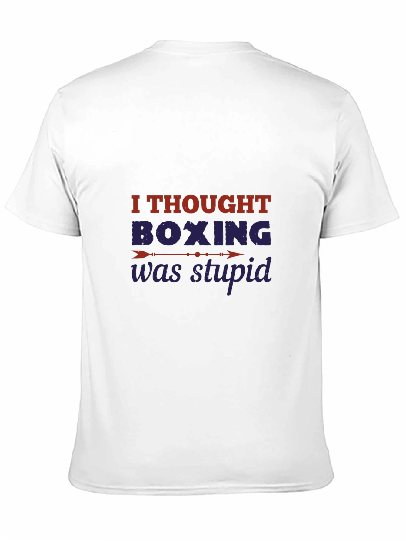 Black Boxing Stupid Funny Graphic Tee Shirt view 11