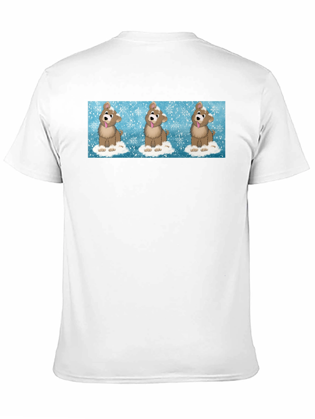 Black Bear Winter T-Shirt - Unique Graphic Tee view 11