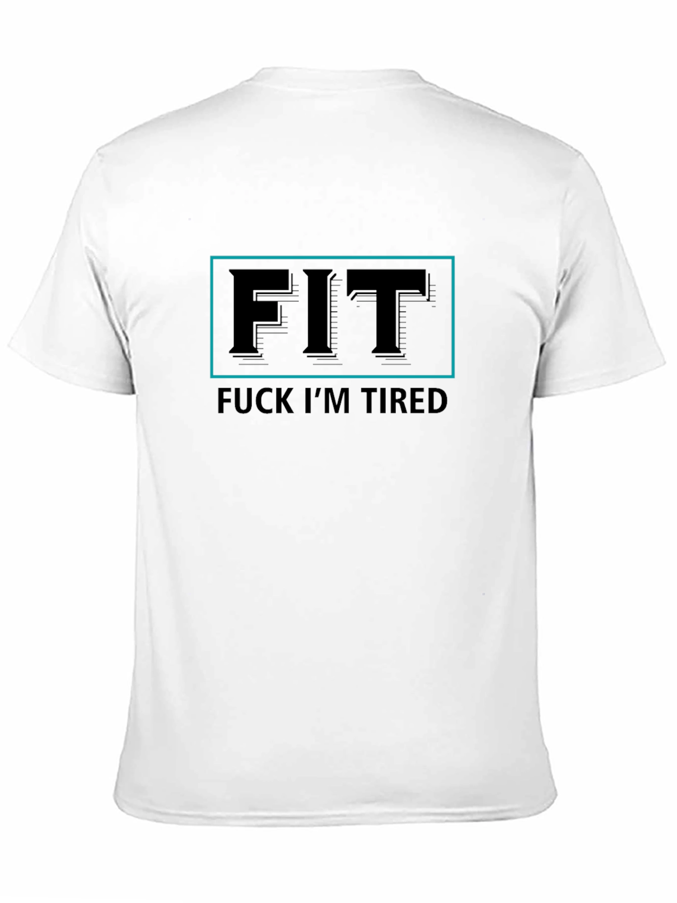 Black FIT Funny Graphic T-Shirt  view 11