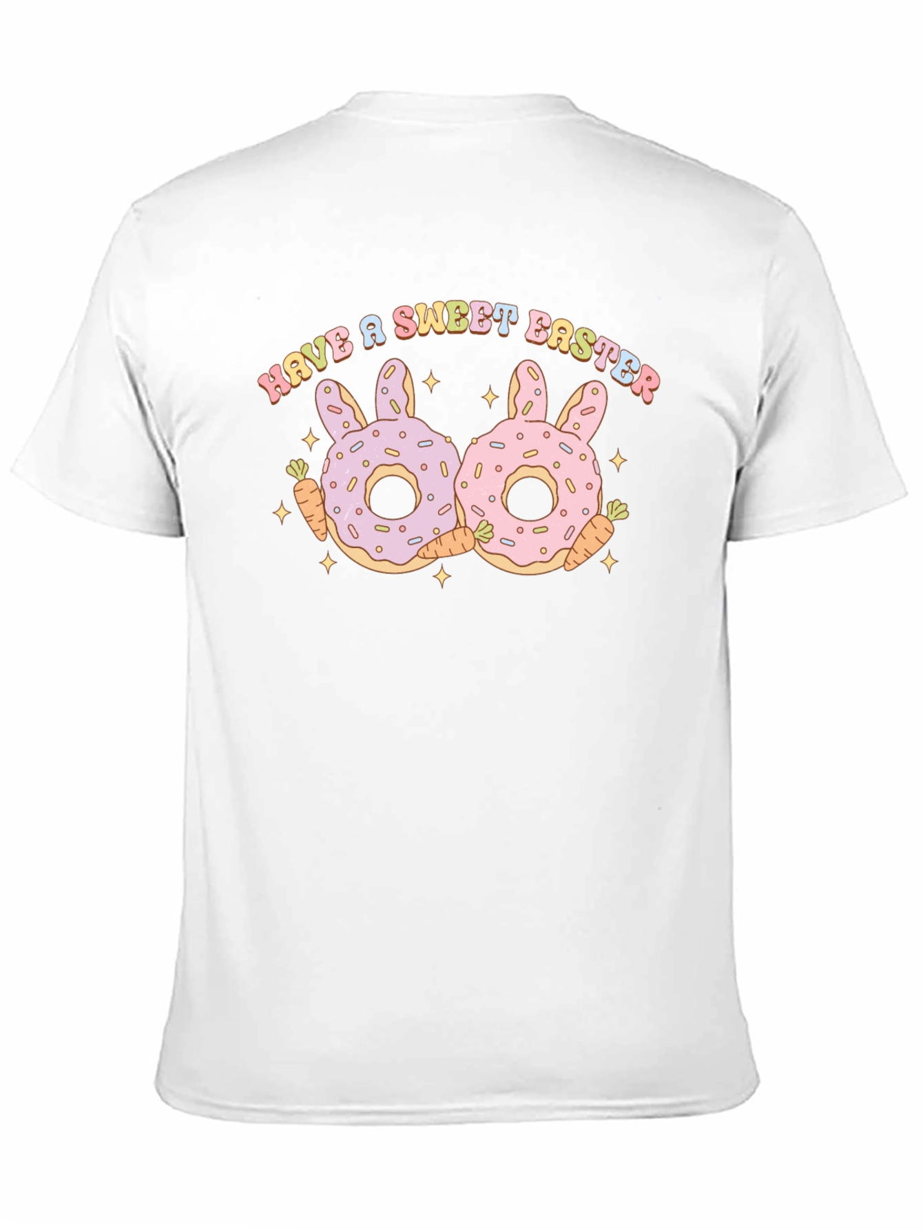 Black Sweet Easter Bunny Donut T-Shirt view 11