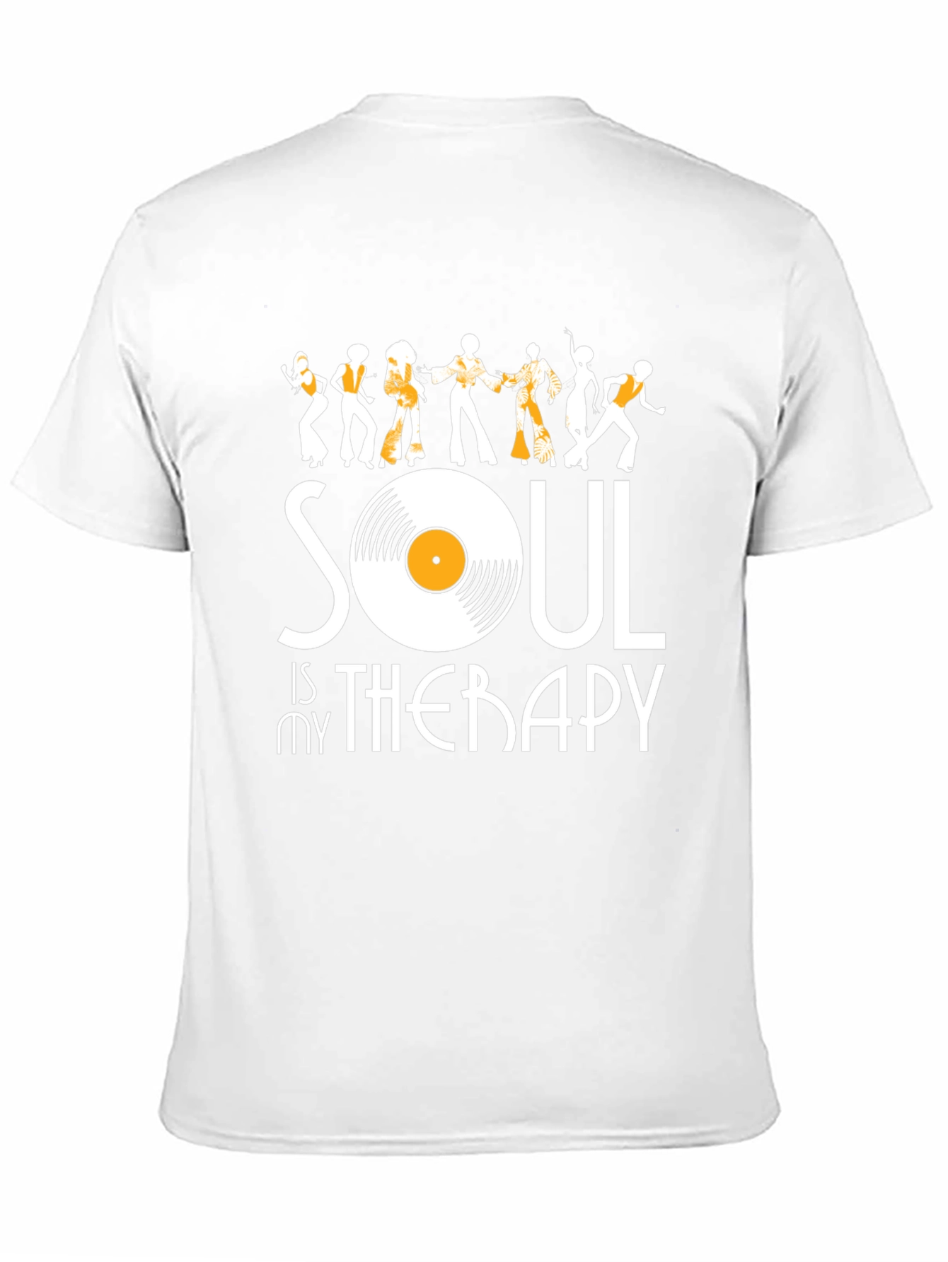Black Soul Is My Therapy Graphic T-Shirt view 11
