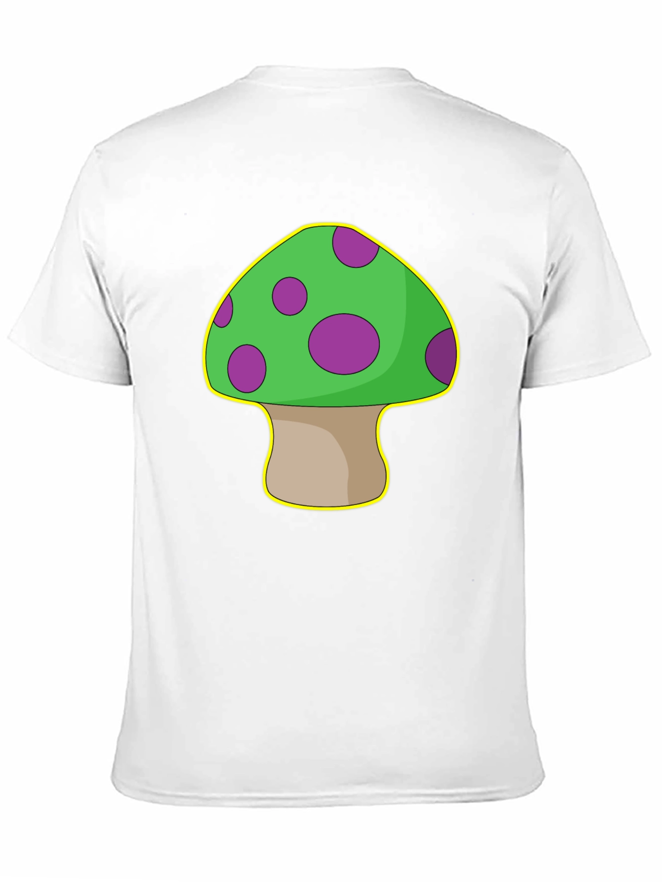 Black Mushroom Graphic T-Shirt - Quirky & Fun Design view 11