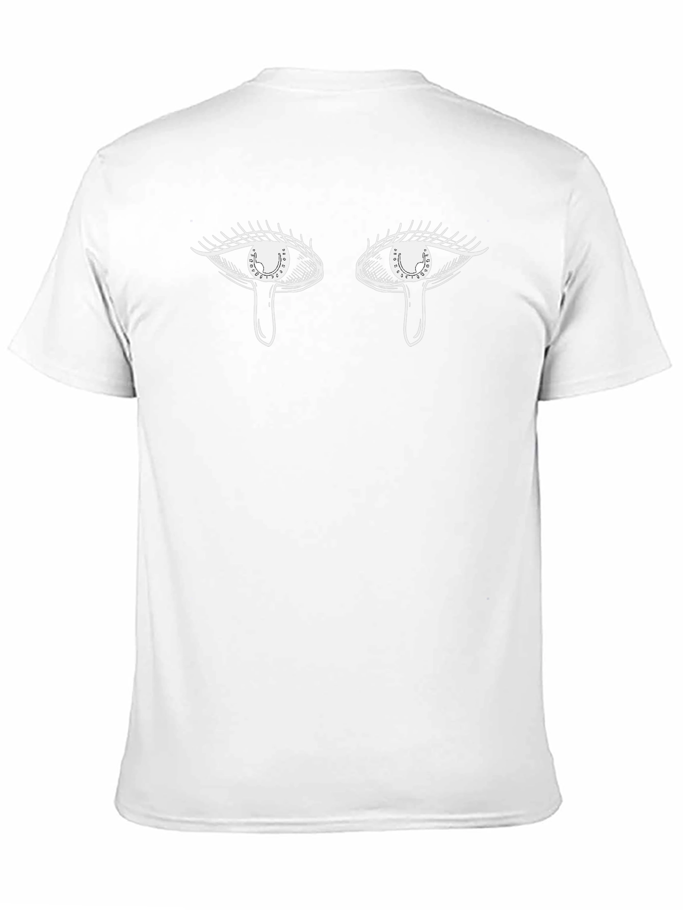 Black Teary Eyes Graphic T-Shirt - Express Yourself! view 11
