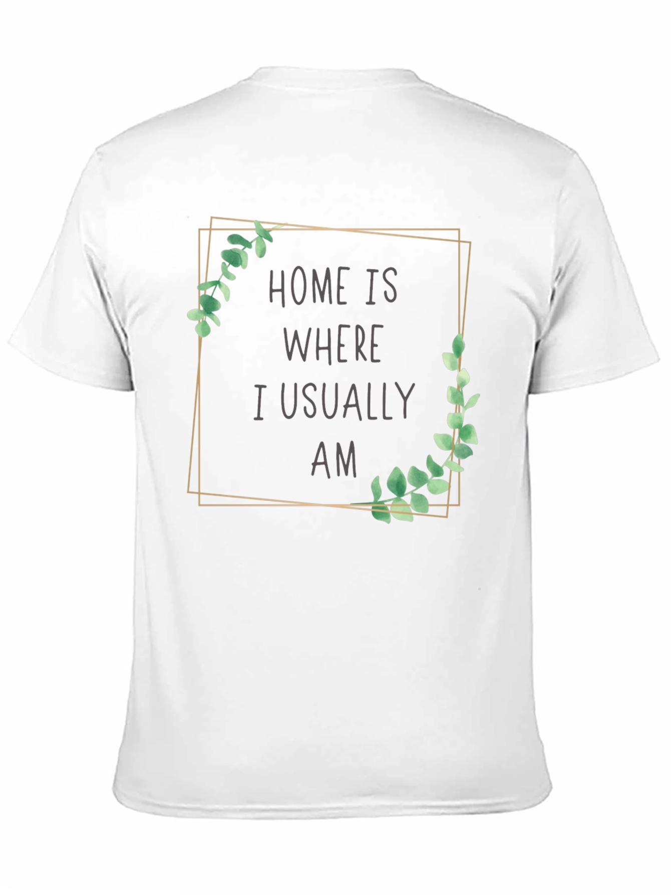 Black Home is Where I Am T-Shirt view 11