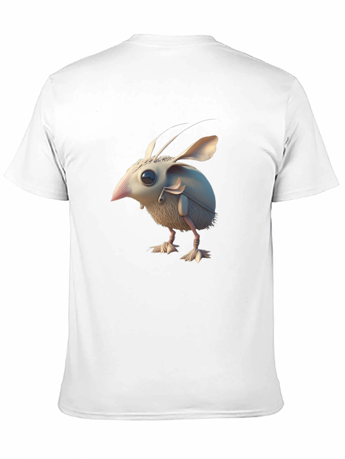 Black Novelty Creature Graphic Black T-Shirt view 11