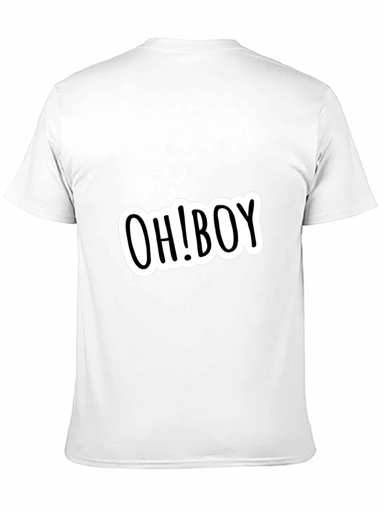 Black OH! BOY Graphic Black Tee - Casual Style view 11