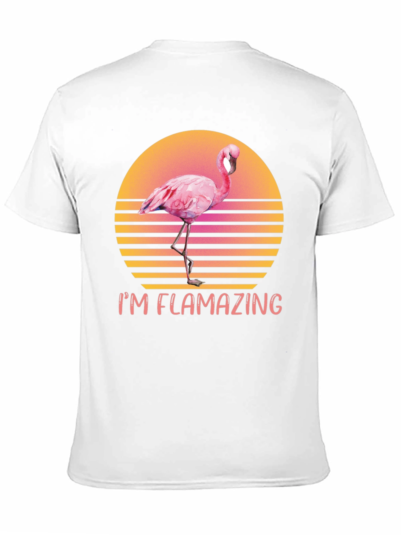 I'm Flamazing T-Shirt - Retro Flamingo Design - 11
