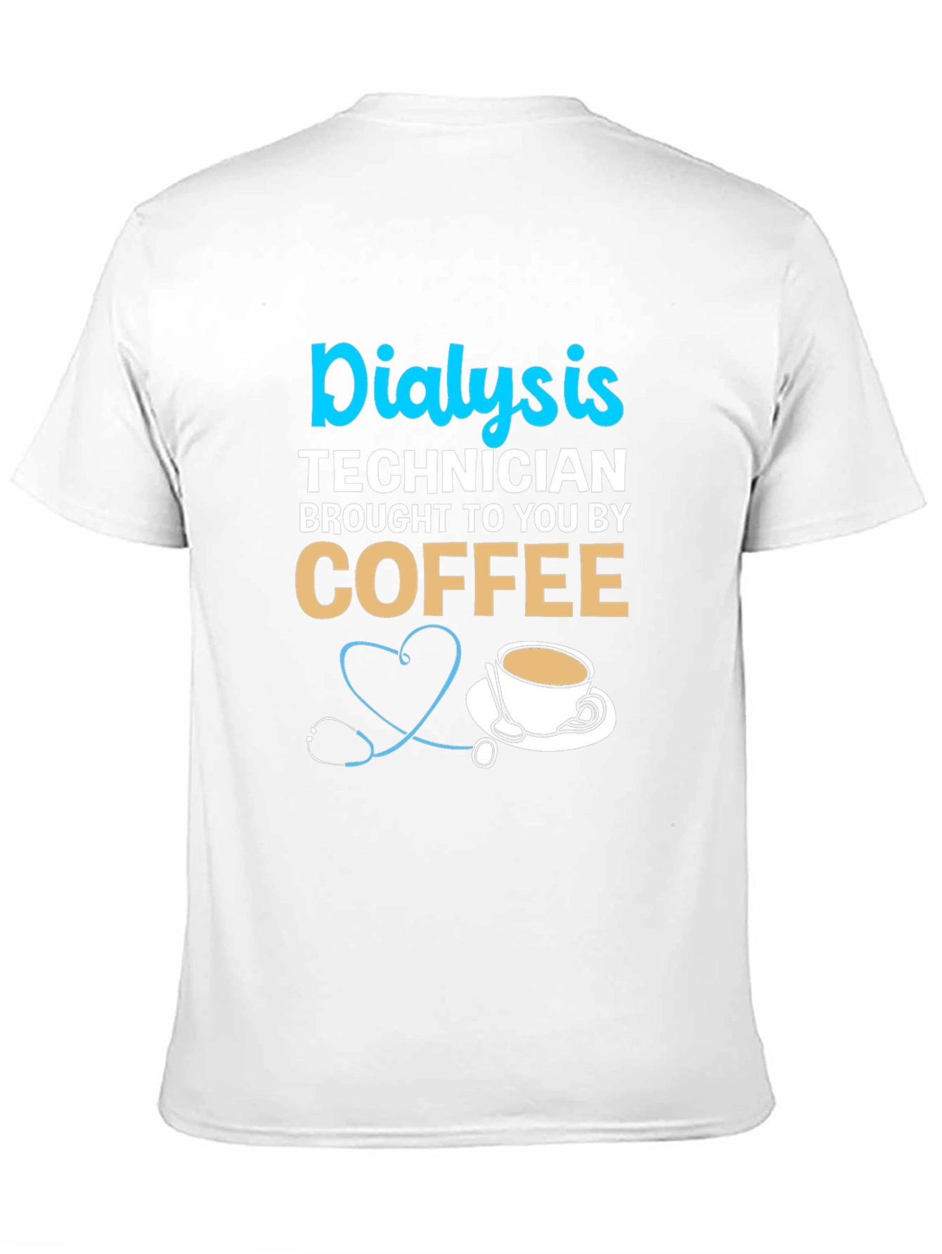 Black Dialysis Technician Coffee T-Shirt view 11
