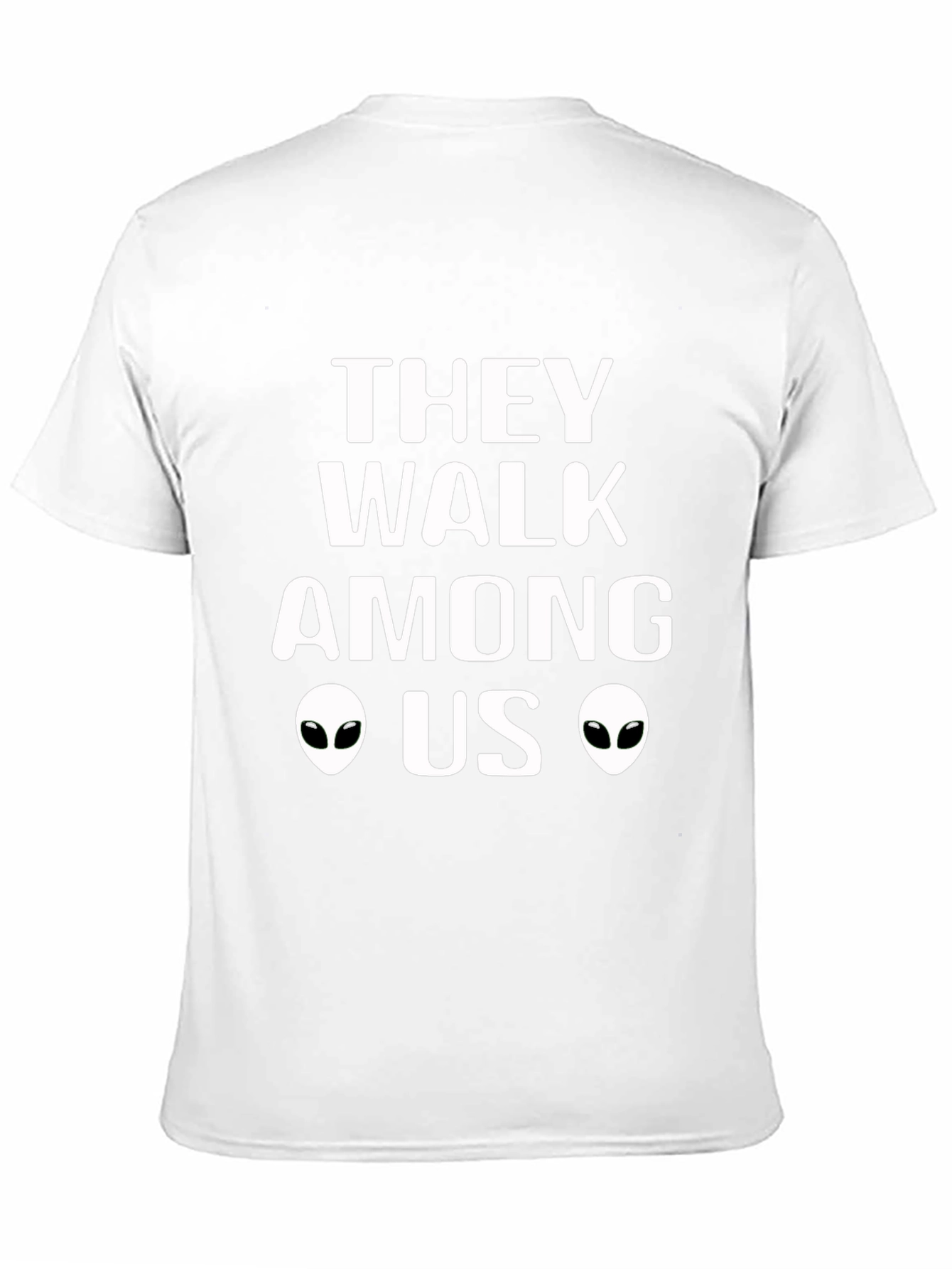 Black They Walk Among Us Graphic T-Shirt view 11