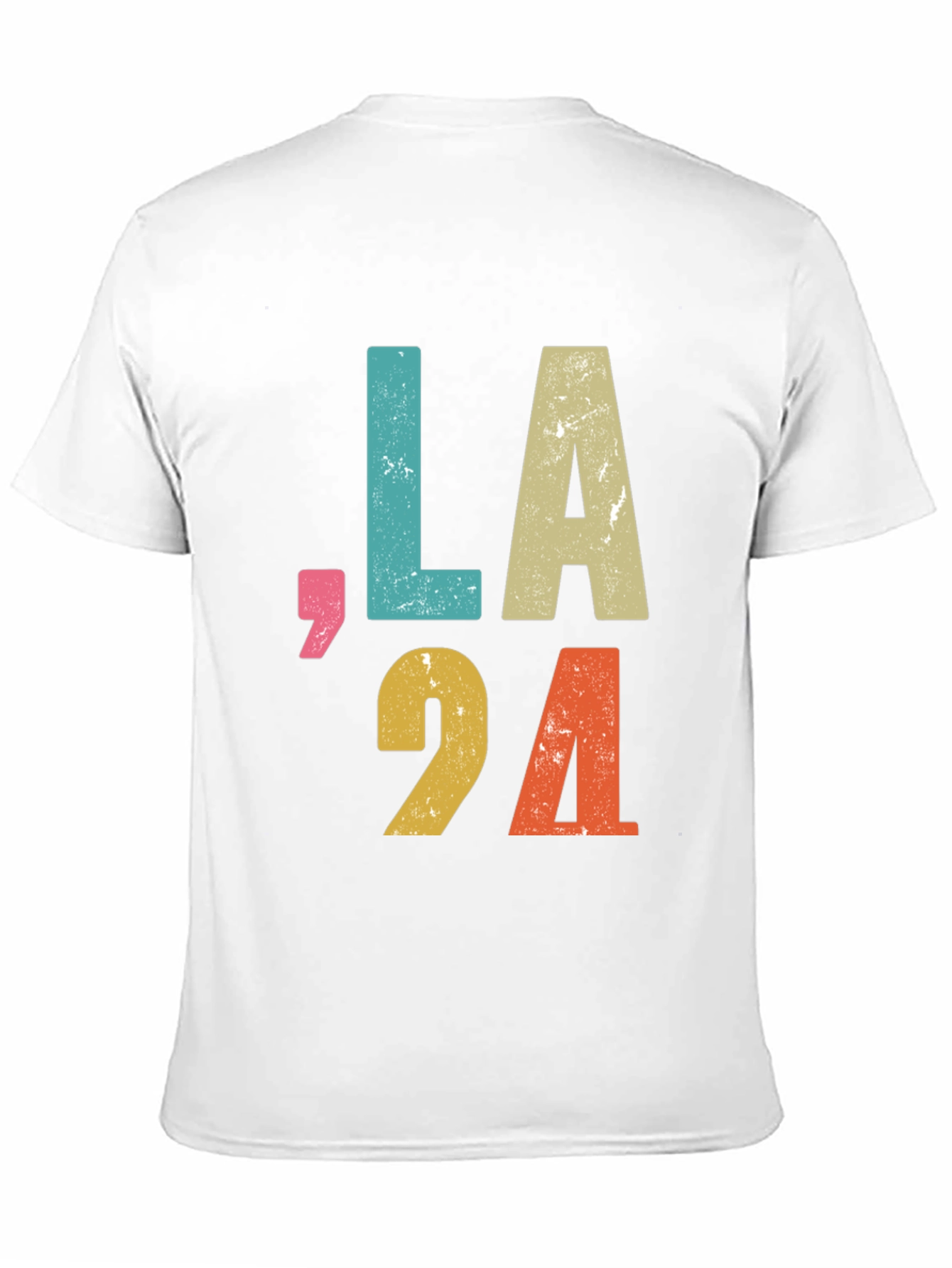 Black Vintage LA 94 Graphic Tee - Retro Style view 11