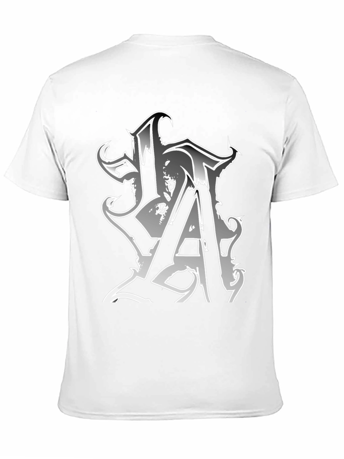 Black Edgy Graphic Print Black T-Shirt for Men view 11