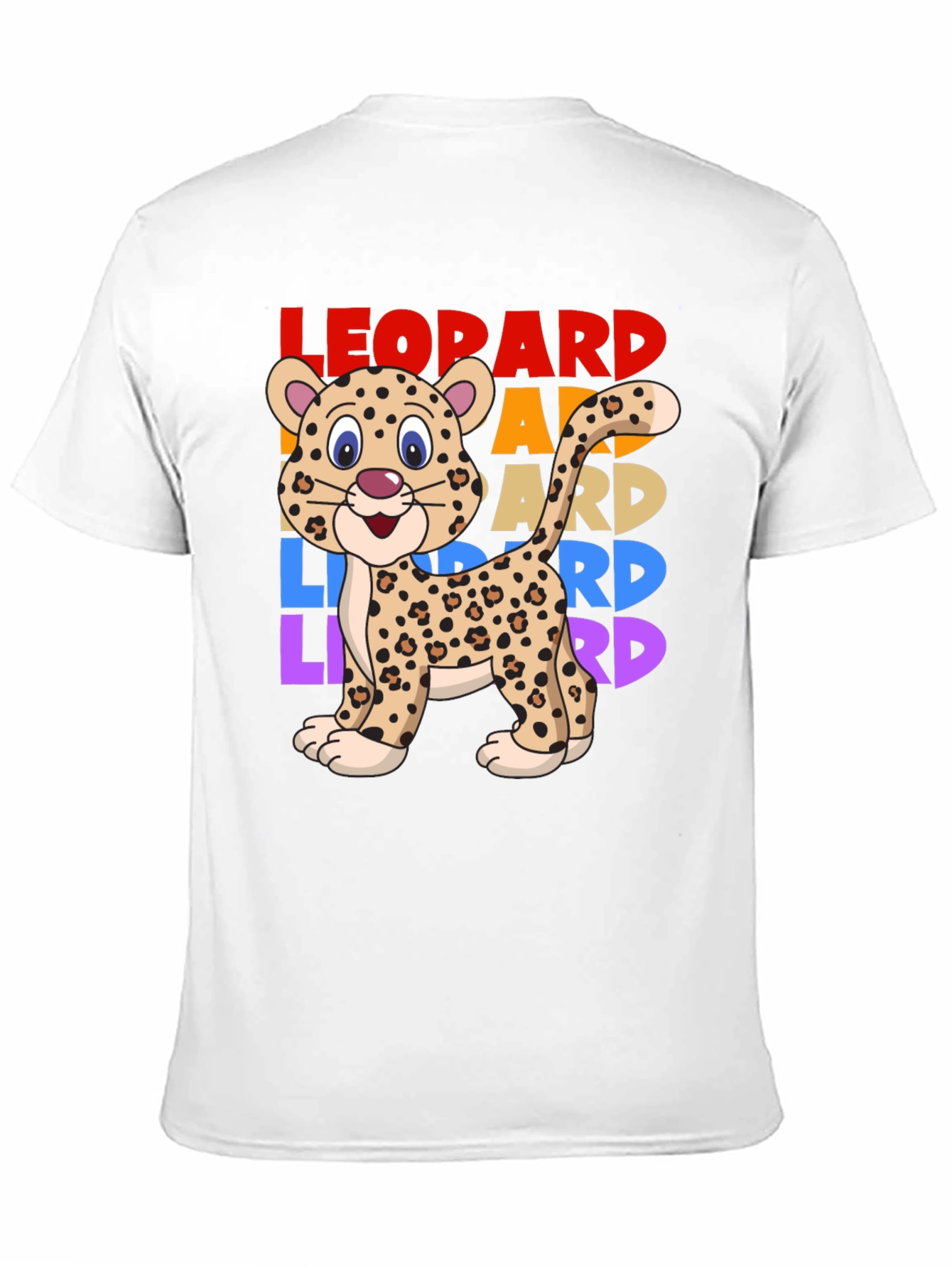Black Leopard Graphic T-Shirt - Cute Animal Tee view 11