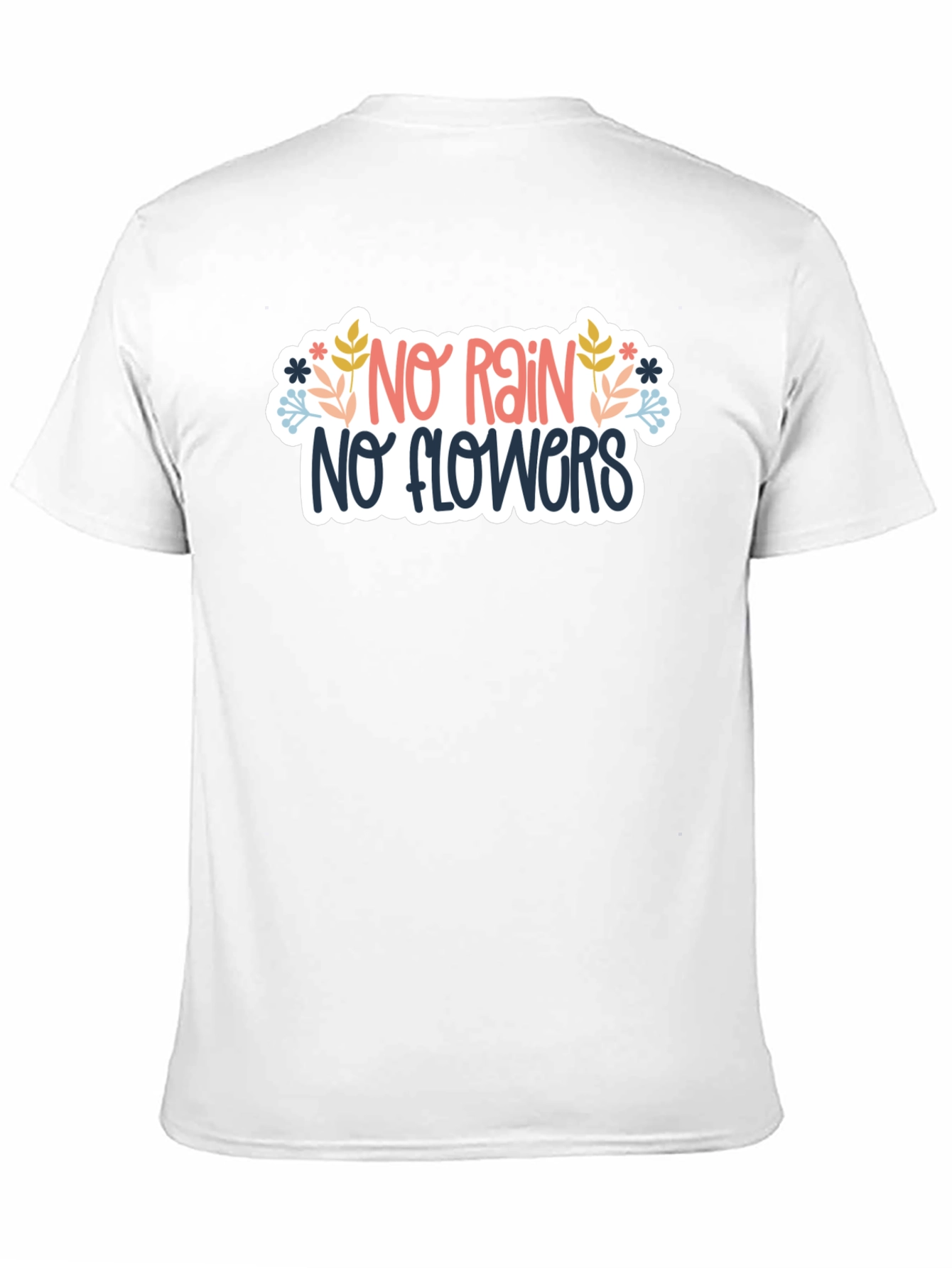 Black No Rain No Flowers Graphic Tee - Black view 11