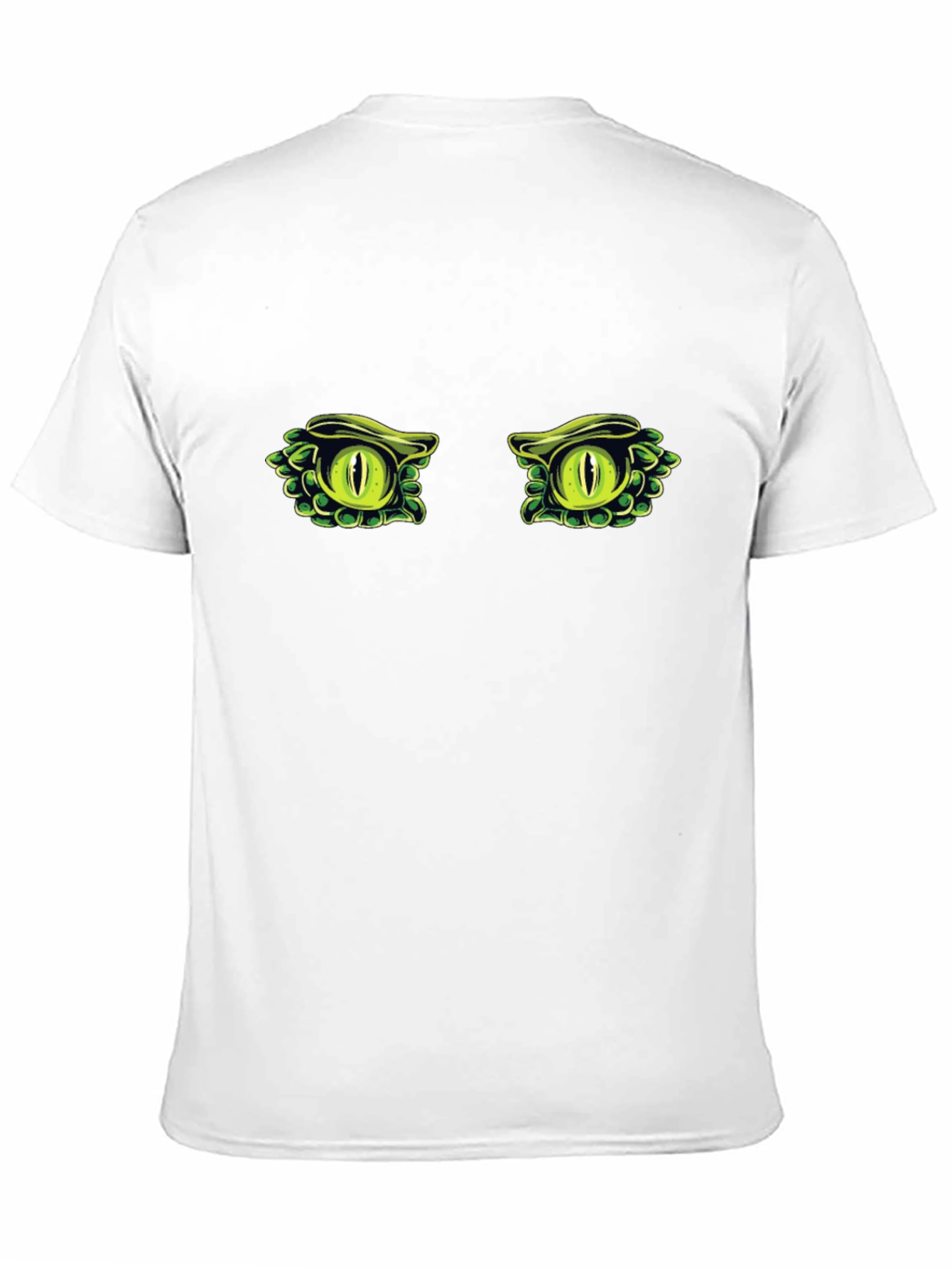 Black Reptile Eyes T-Shirt - Black Cotton Tee view 11