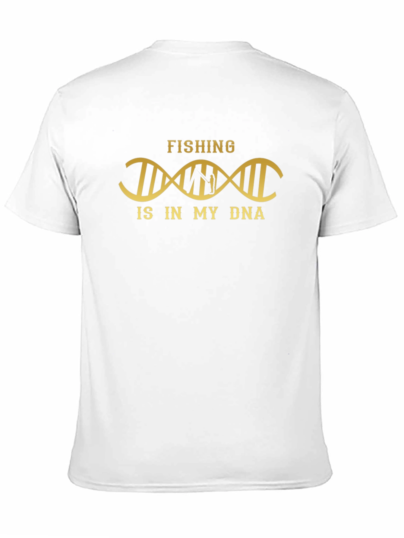 Black Fishing is in My DNA Black T-Shirt view 11
