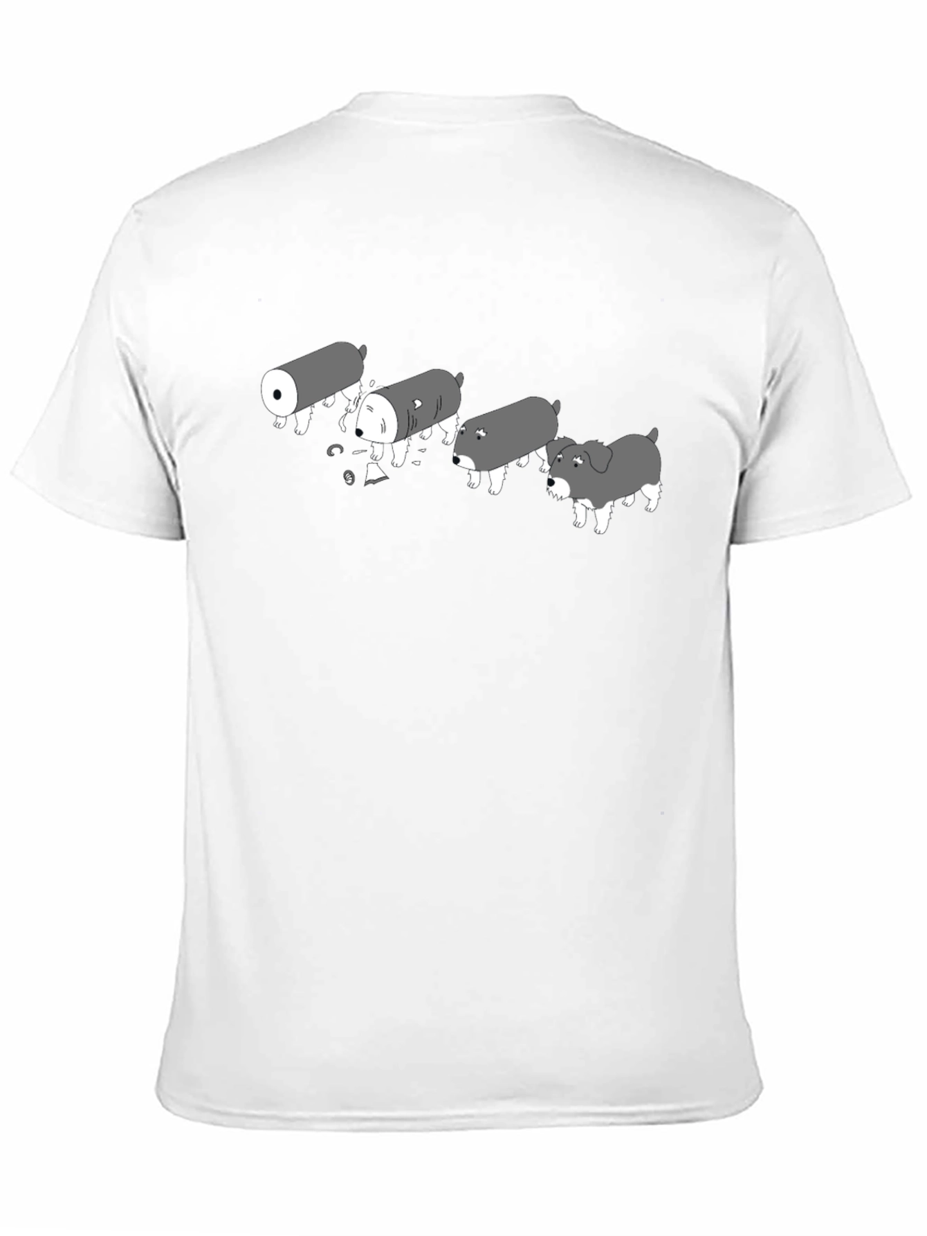 Black Sushi Dogs T-Shirt - Funny Foodie Tee view 11