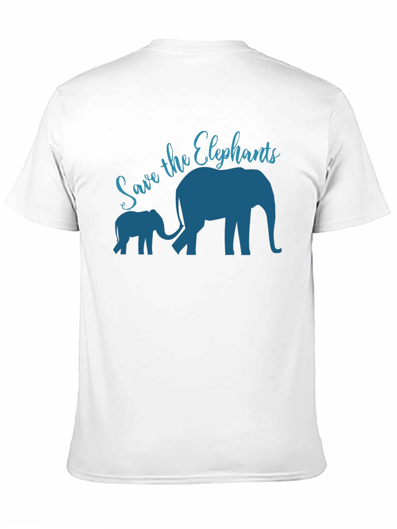 Black Save the Elephants Graphic Tee view 11