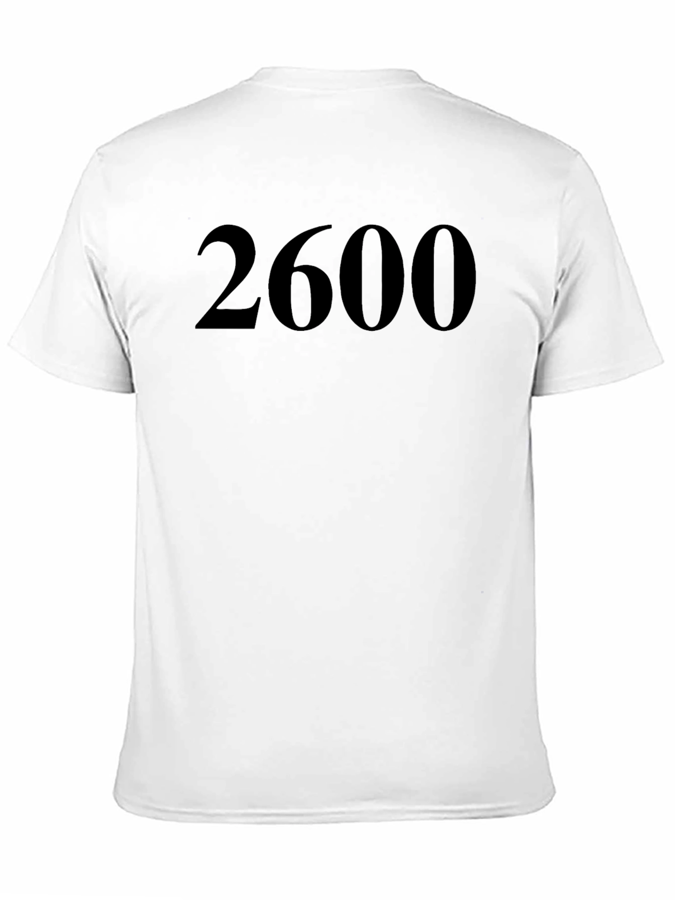 Black 2600 Black Graphic Tee - Stylish & Comfortable view 11