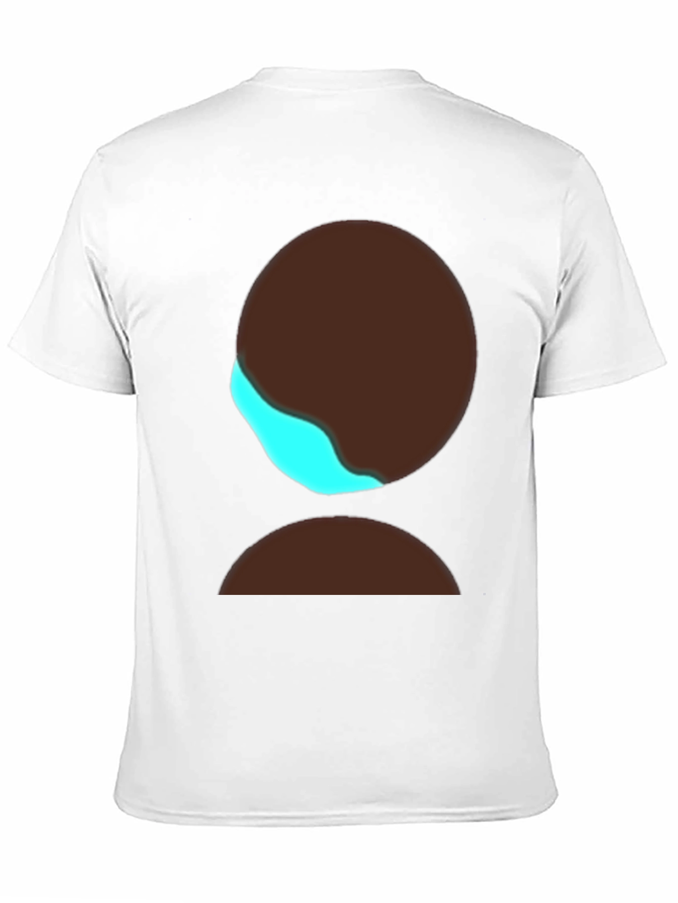 Black Modern Graphic Tee - Black T-Shirt with Abstract Design view 11