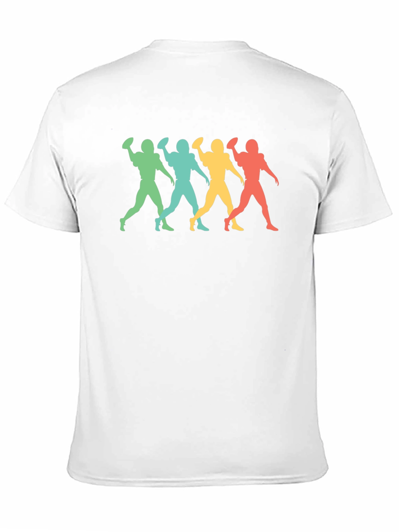 Black Retro Football Player Graphic Tee view 11