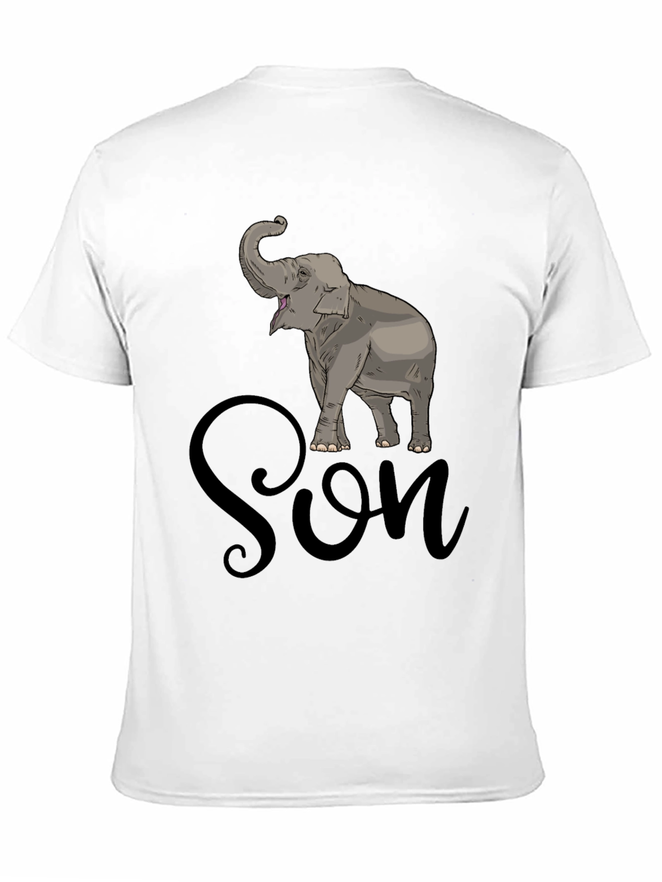 Black Elephant Son T-Shirt - Men's Graphic Tee view 11