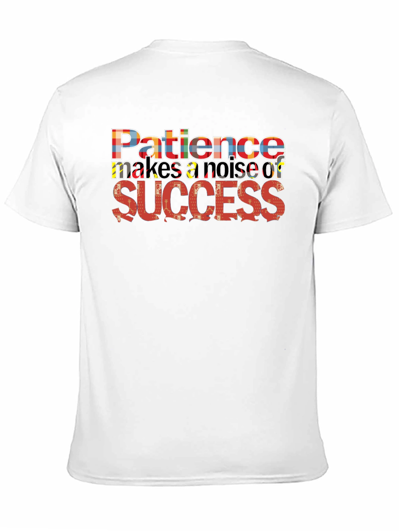 Black Patience Success Graphic Black T-Shirt view 11