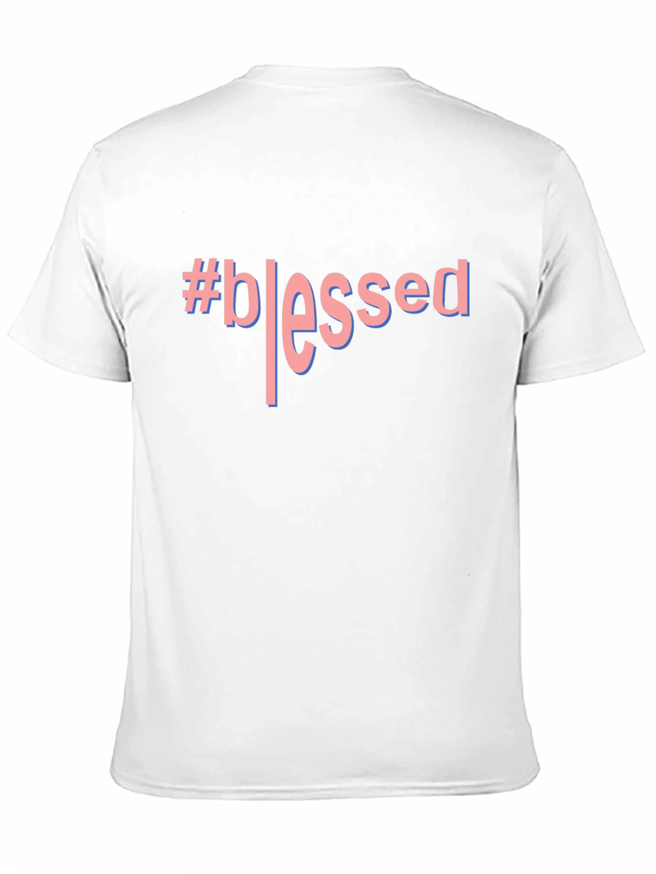 Black #Blessed Graphic T-Shirt - Black Crew Neck Tee view 11