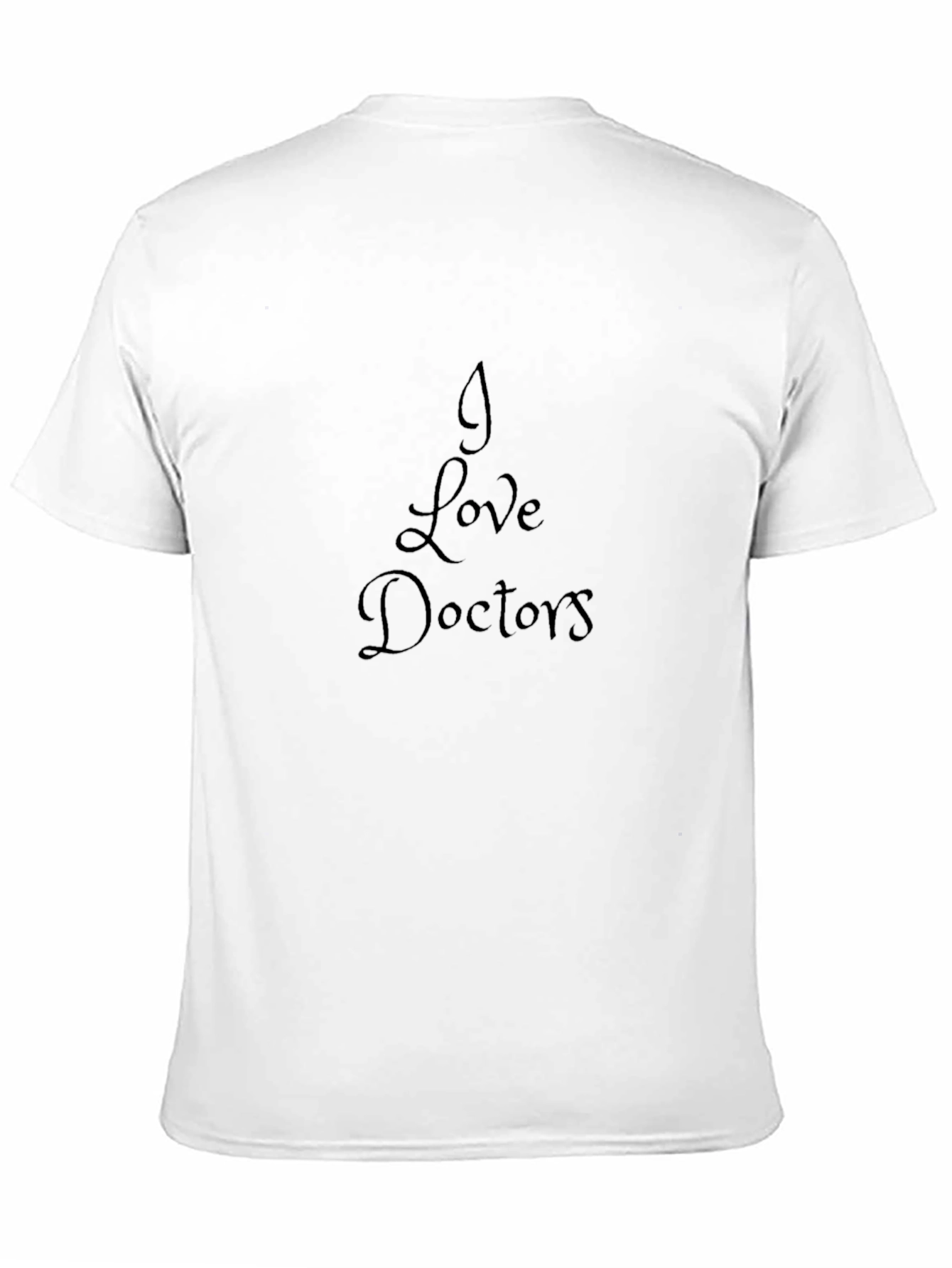 I Love Doctors Black T-Shirt - 11