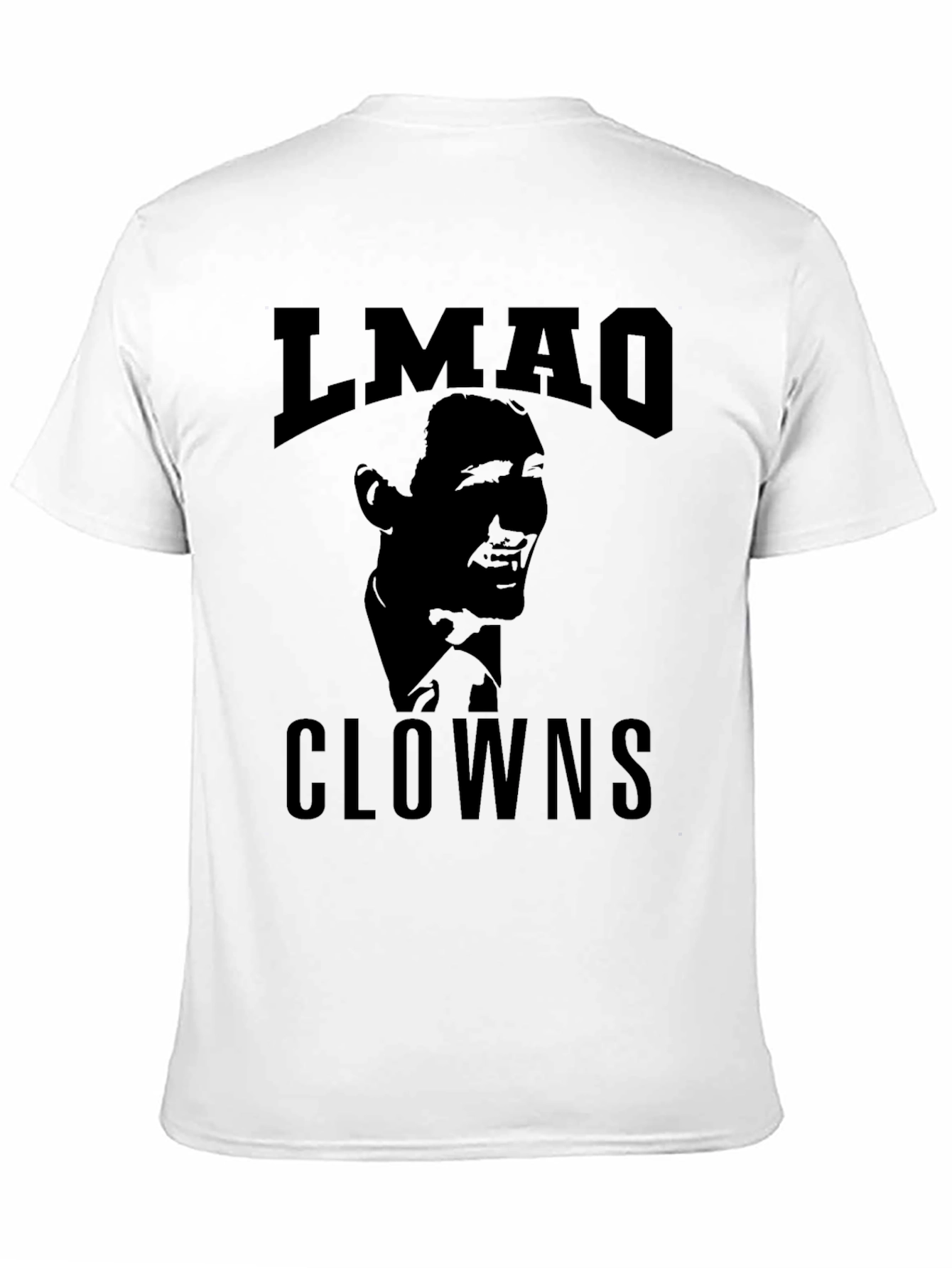 Black LMAO Clowns Graphic Tee - Black Cotton Blend view 11