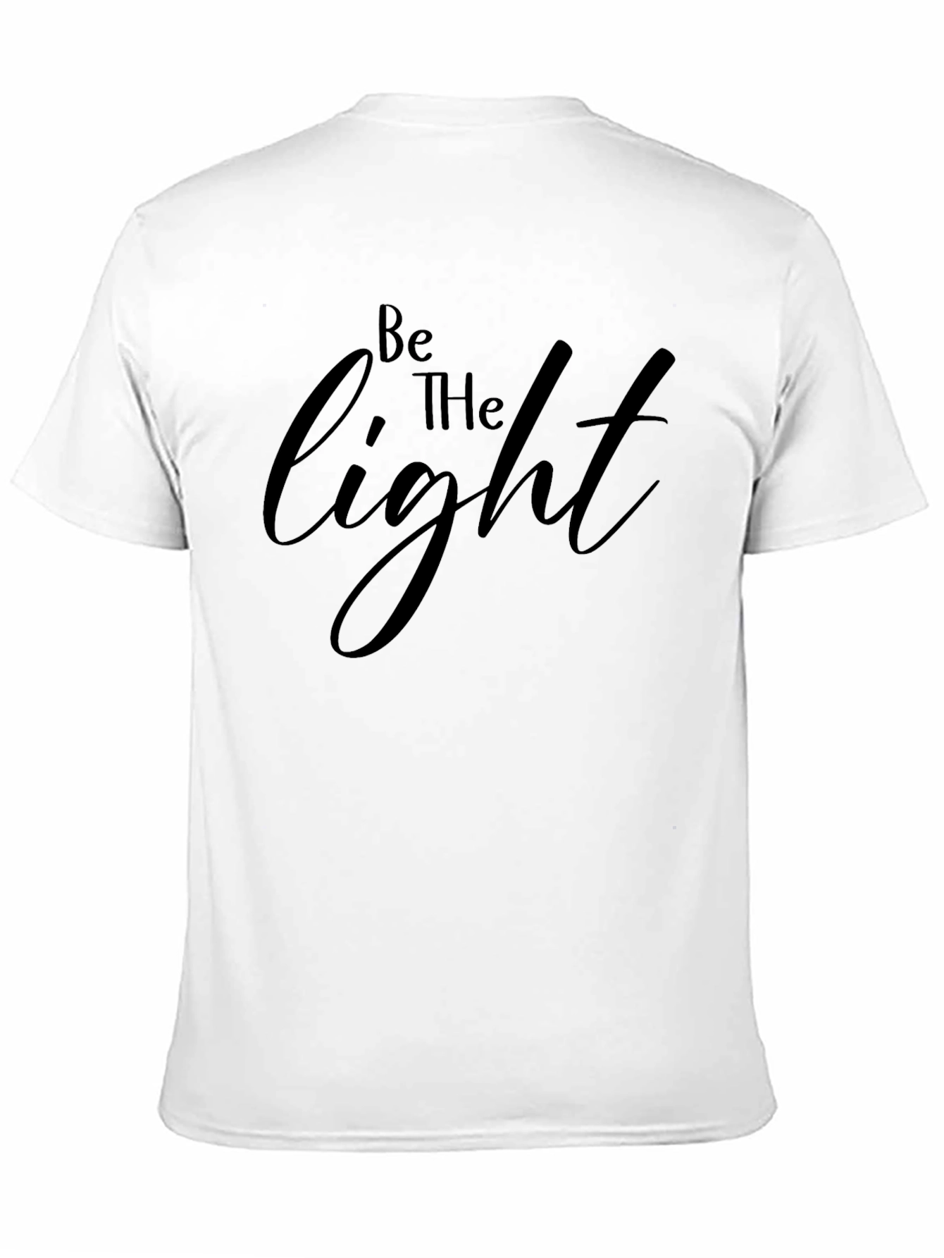 Black Be The Light Black Graphic T-Shirt view 11