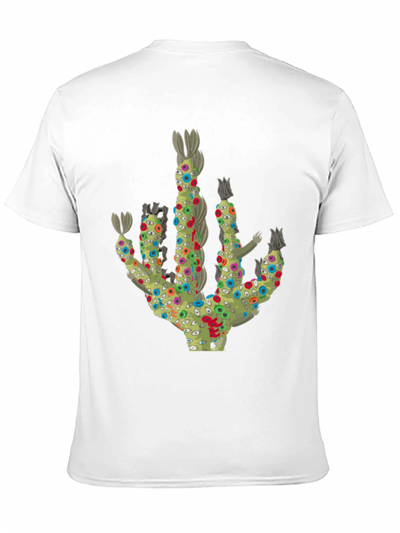 Black Eye-Catching Graphic Tee - Unique Novelty Design view 11