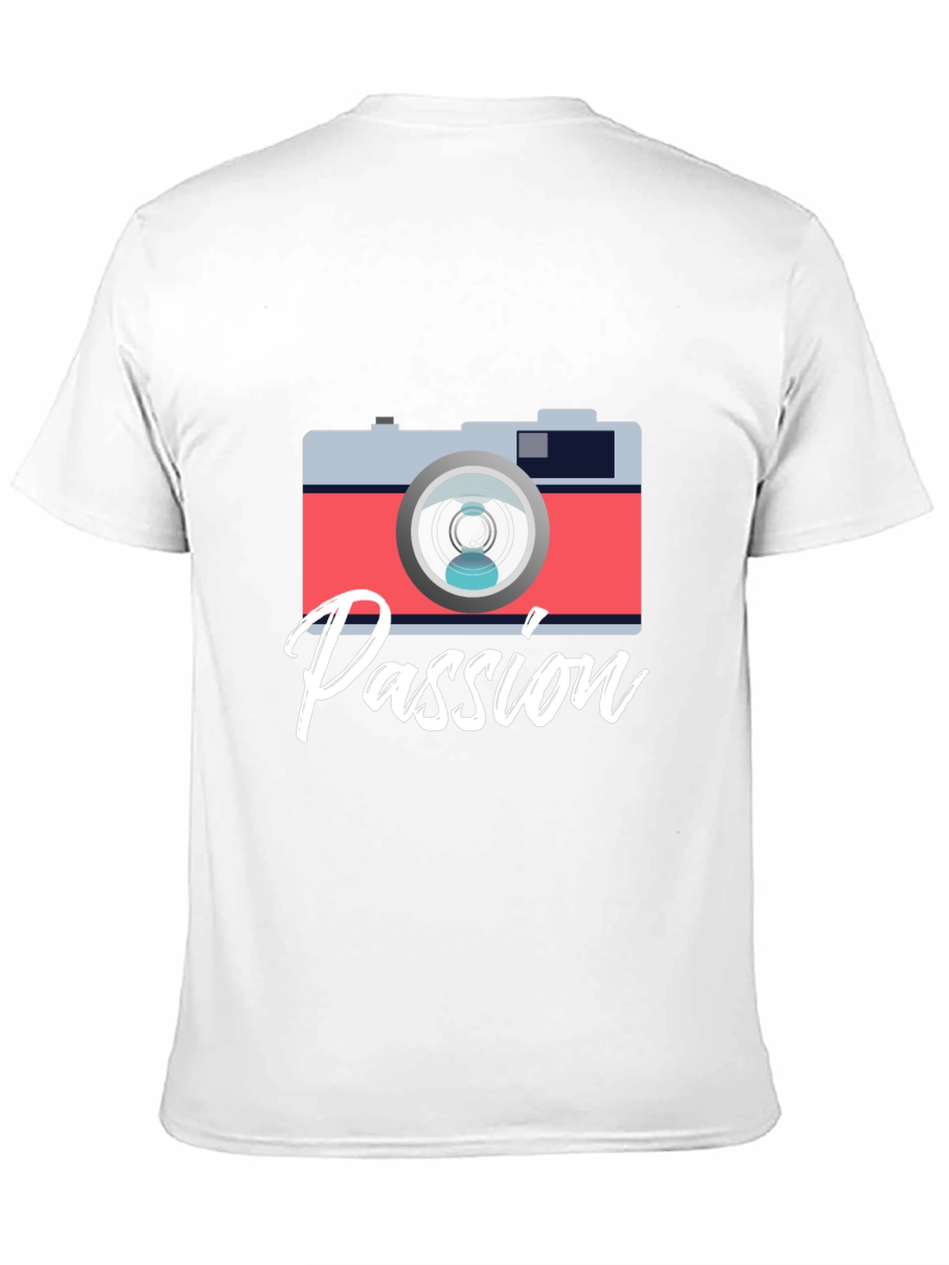Black Passion Camera Graphic Tee - Photography Lover Shirt view 11