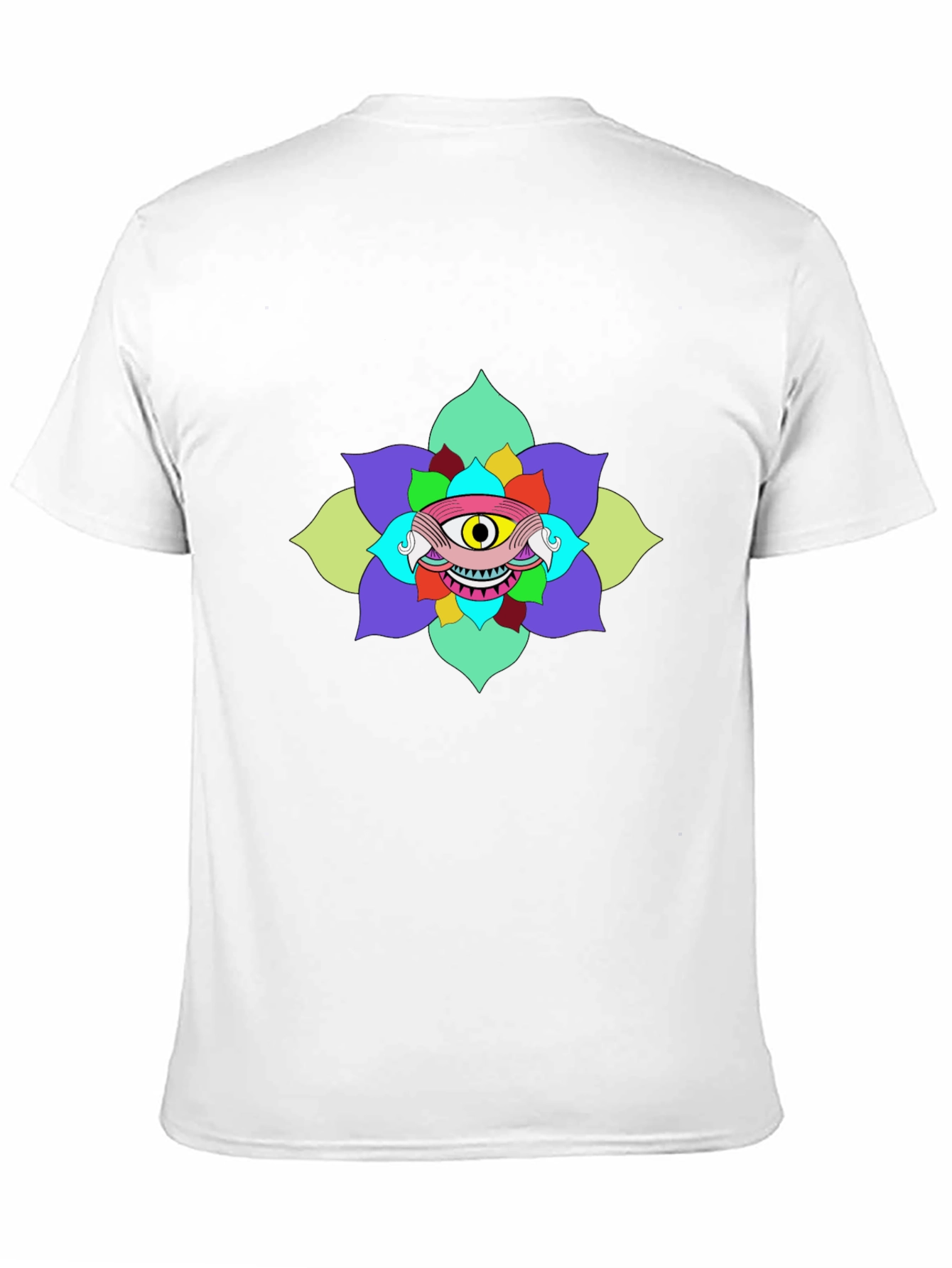 Black Eye Flower Graphic Tee - Unique Design view 11