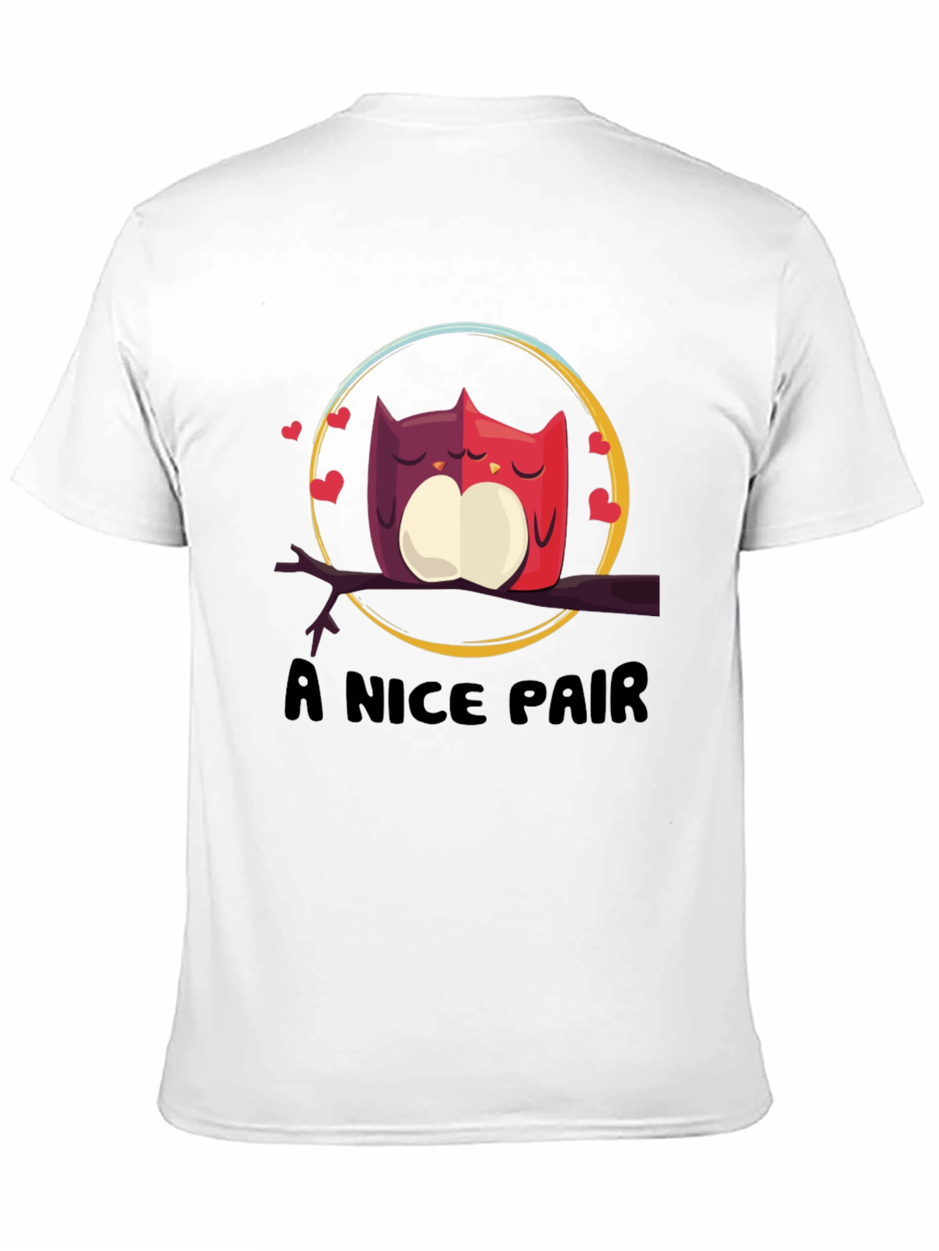 Black A Nice Pair Owl Graphic Tee view 11