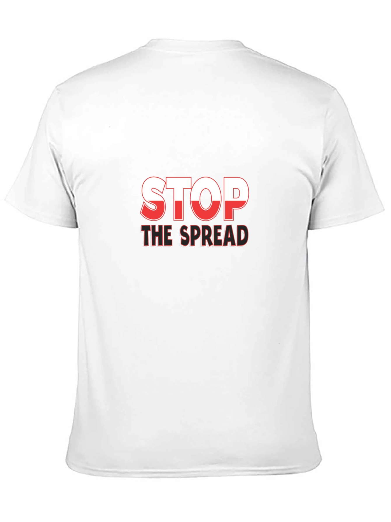Black Stop the Spread Graphic Tee view 11