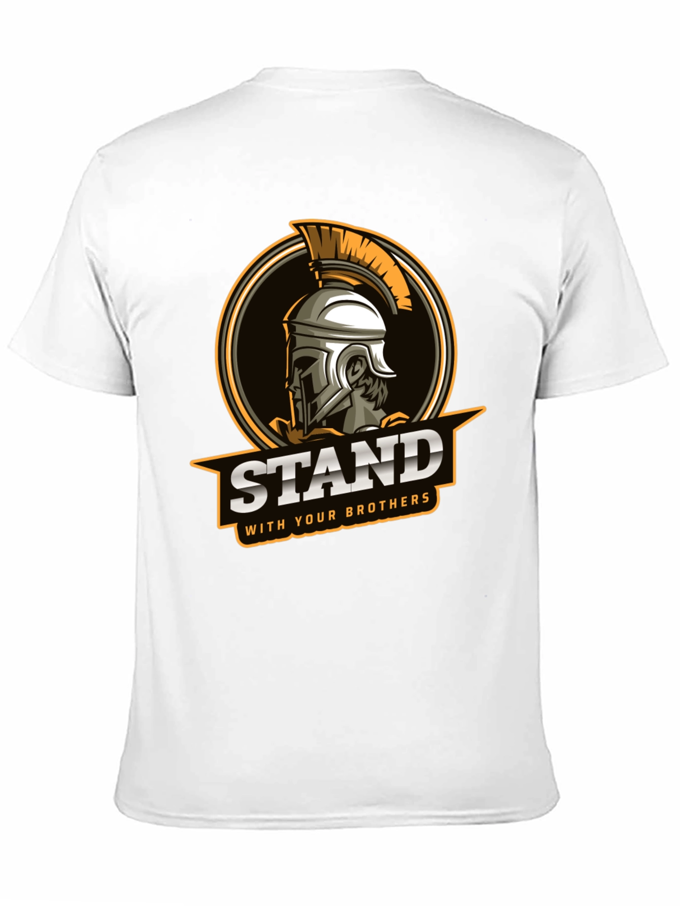 Black Stand With Your Brothers Graphic Tee view 11