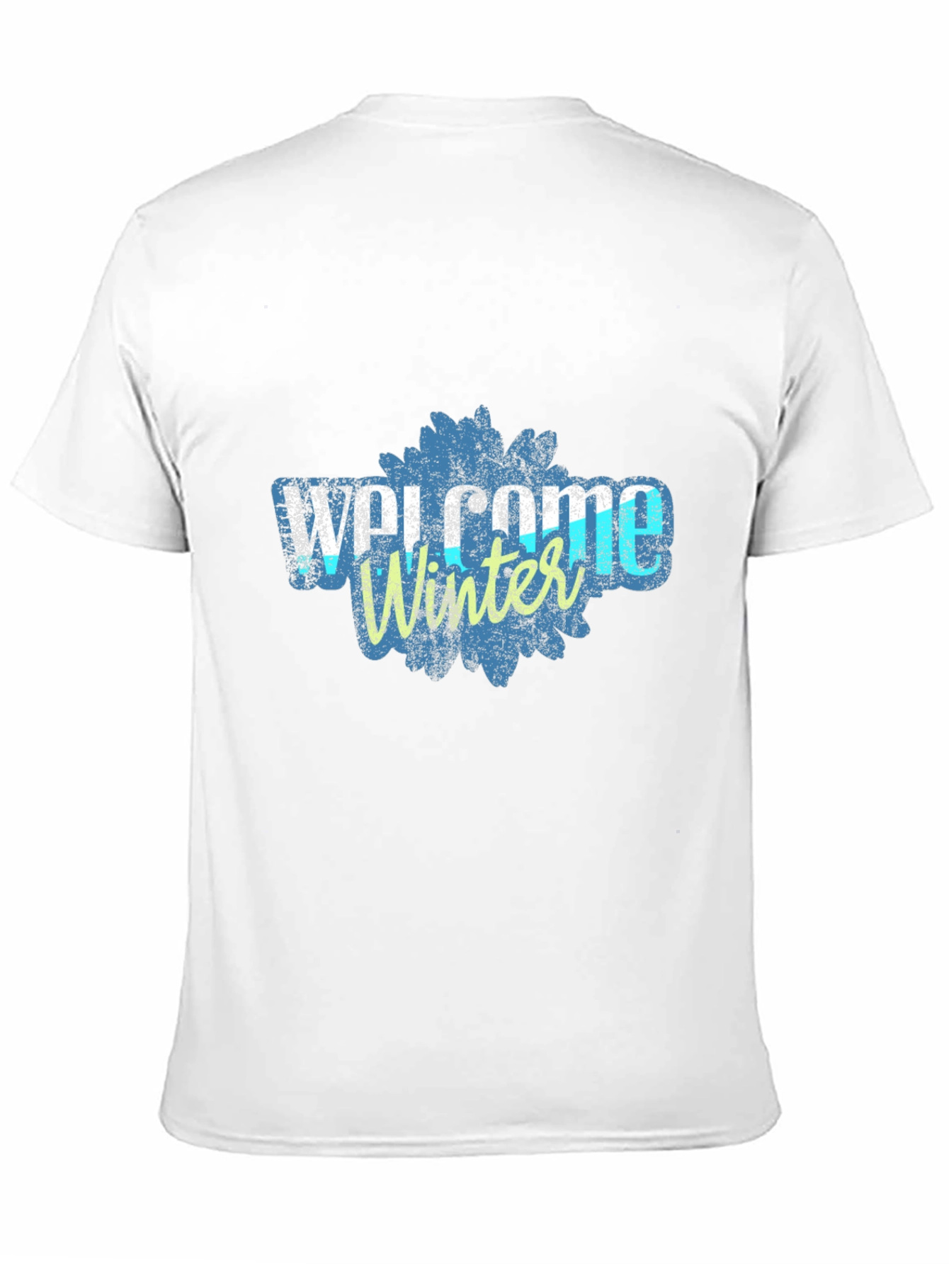 Black Welcome Winter Graphic Tee - Stylish Comfort view 11