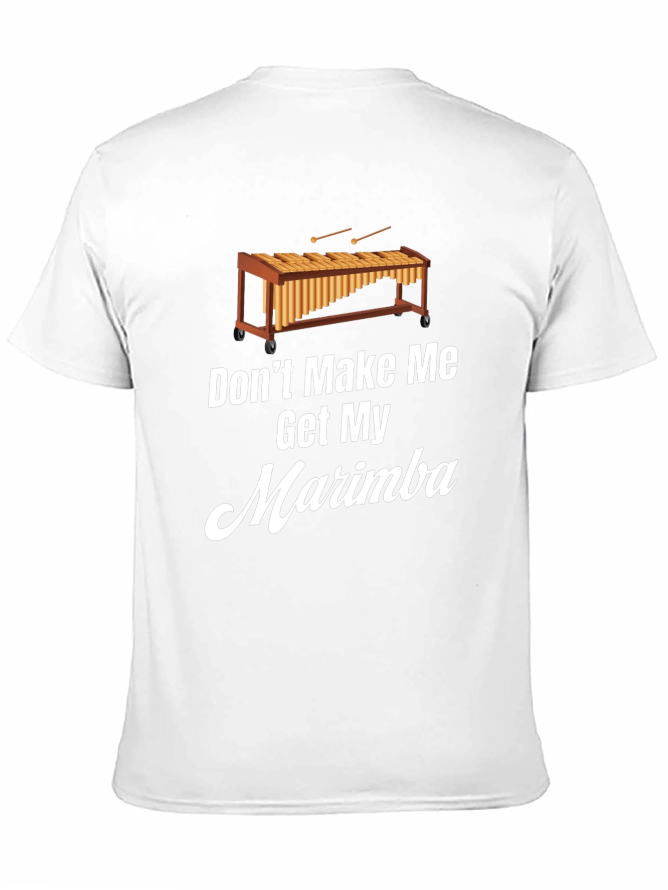 Black Don't Make Me Get My Marimba T-Shirt view 11