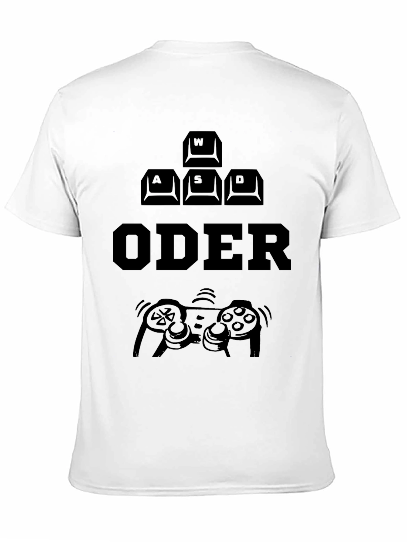 Black Gamer Mode T-Shirt - Black Graphic Tee view 11